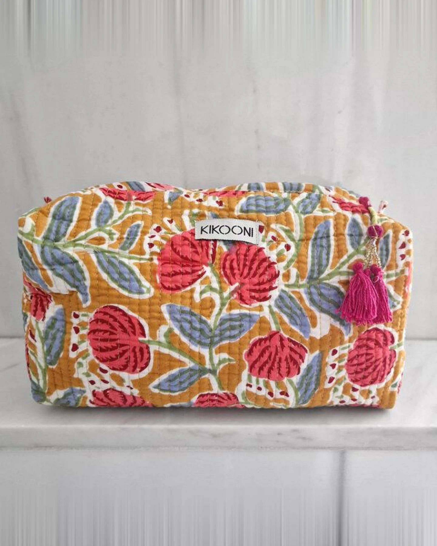 KIKOONI handgefertigte Kosmetiktasche "Tuscany dreams" – Ansicht 2