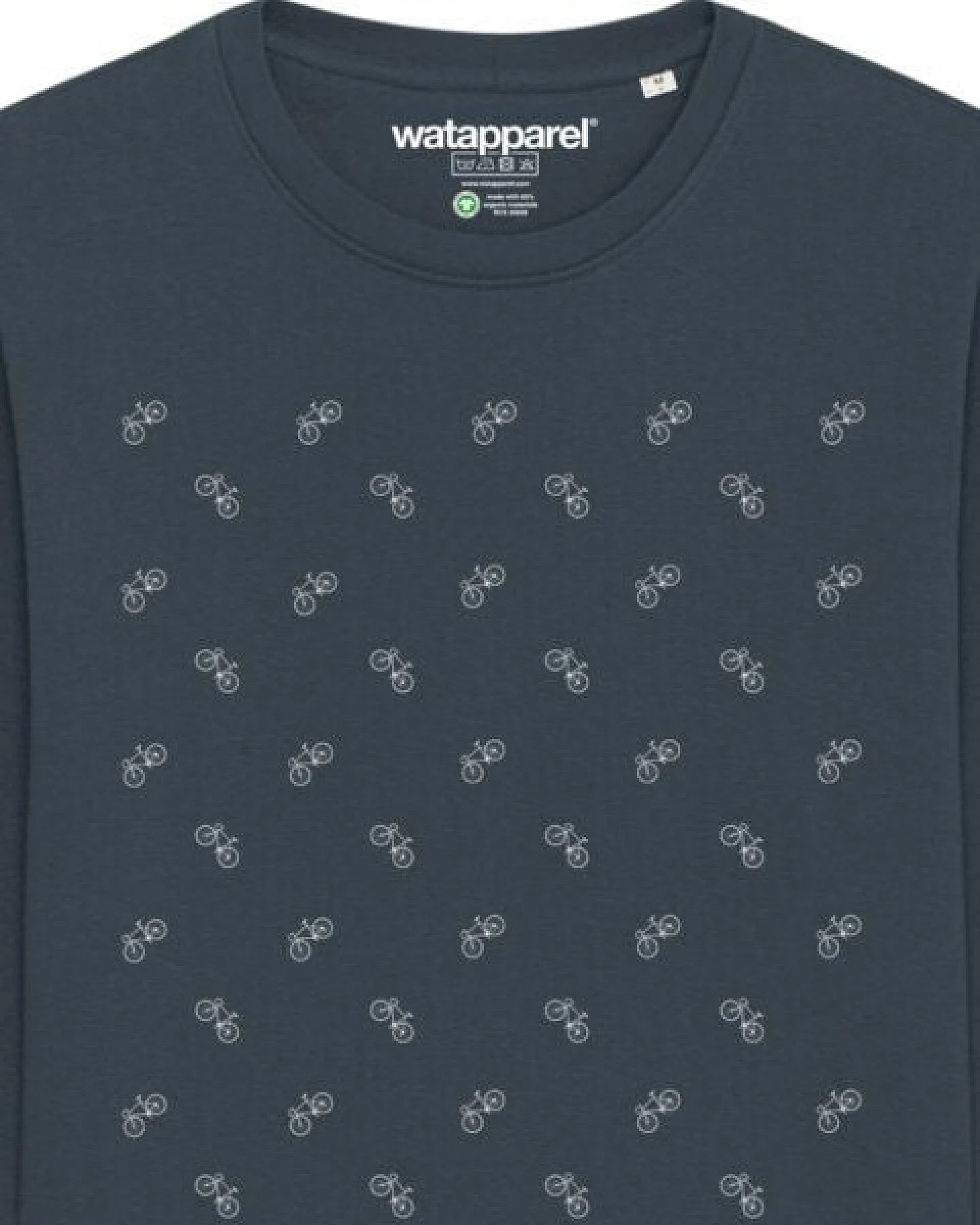 watapparel Sweatshirt Unisex Fahrräder – Ansicht 3
