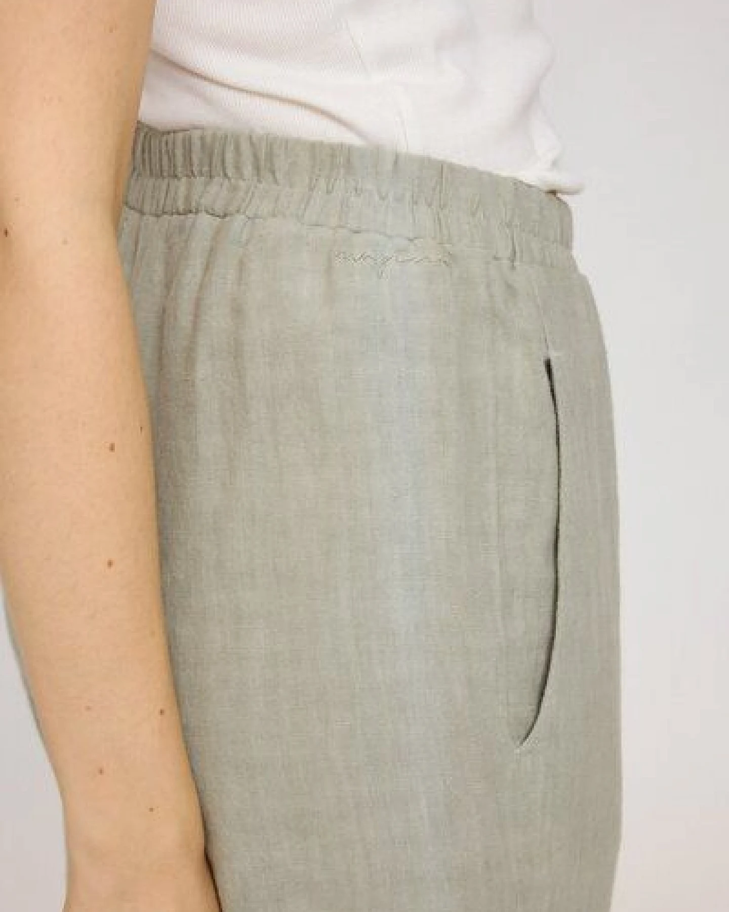 Mazine Hose - Straight Leg Linen Pants - aus 100% Leinen – Ansicht 3