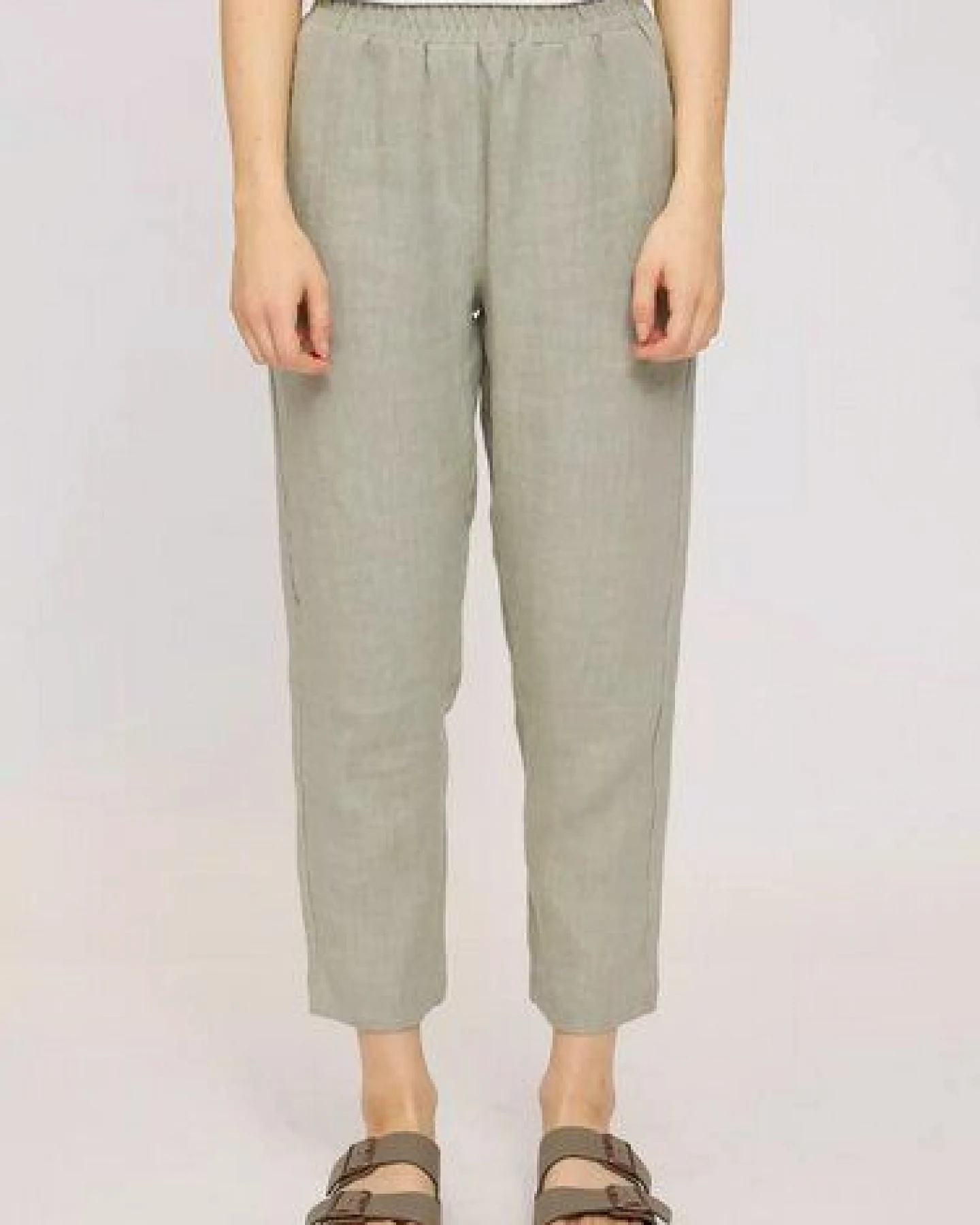 Mazine Hose - Straight Leg Linen Pants - aus 100% Leinen – Ansicht 4