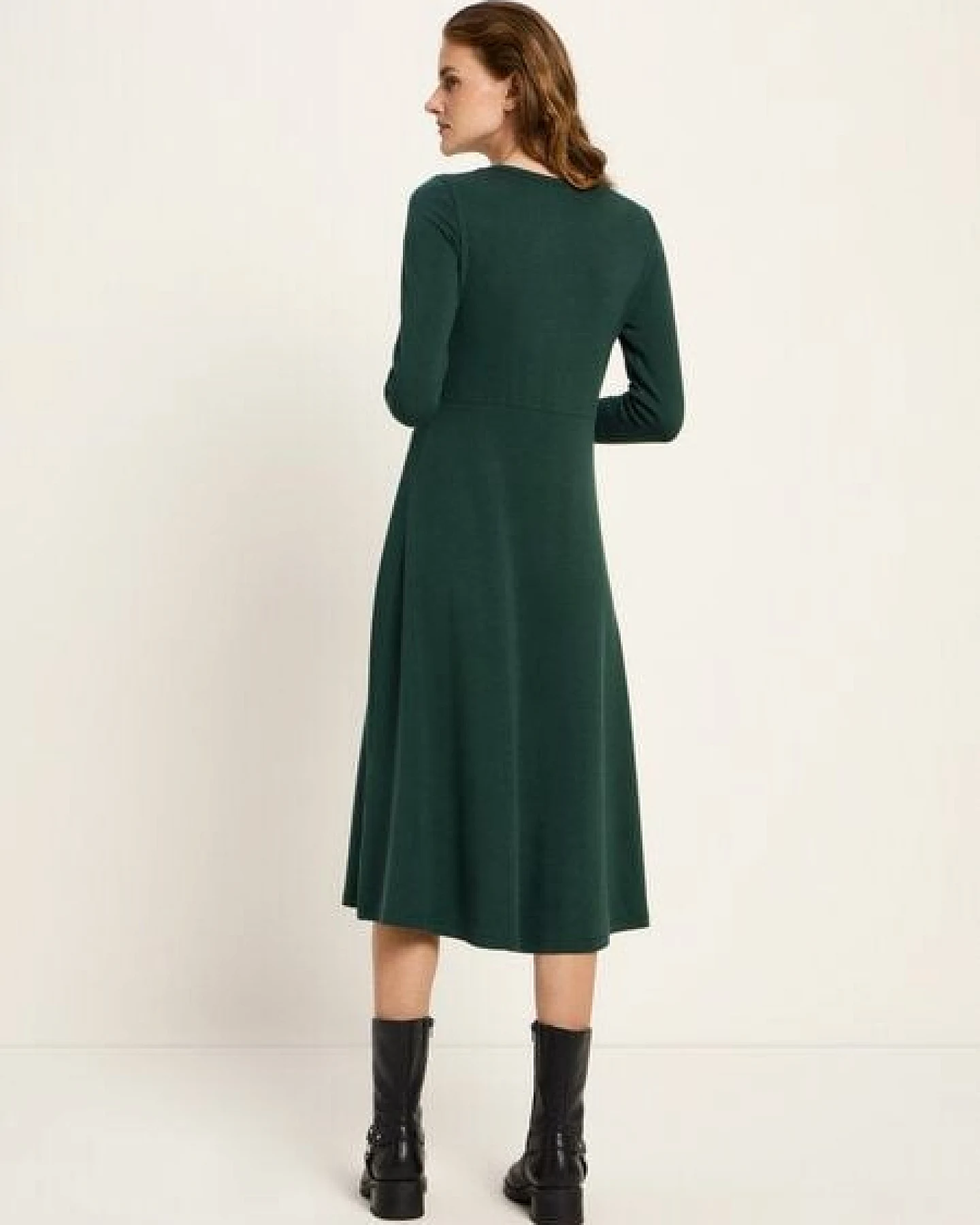 LANIUS Midikleid aus TENCEL und Bio-Baumwolle – Ansicht 3