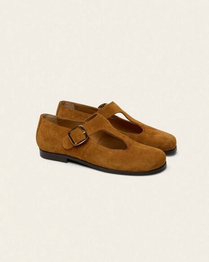 Odaje Wildleder Ballerina Modell: Opal
