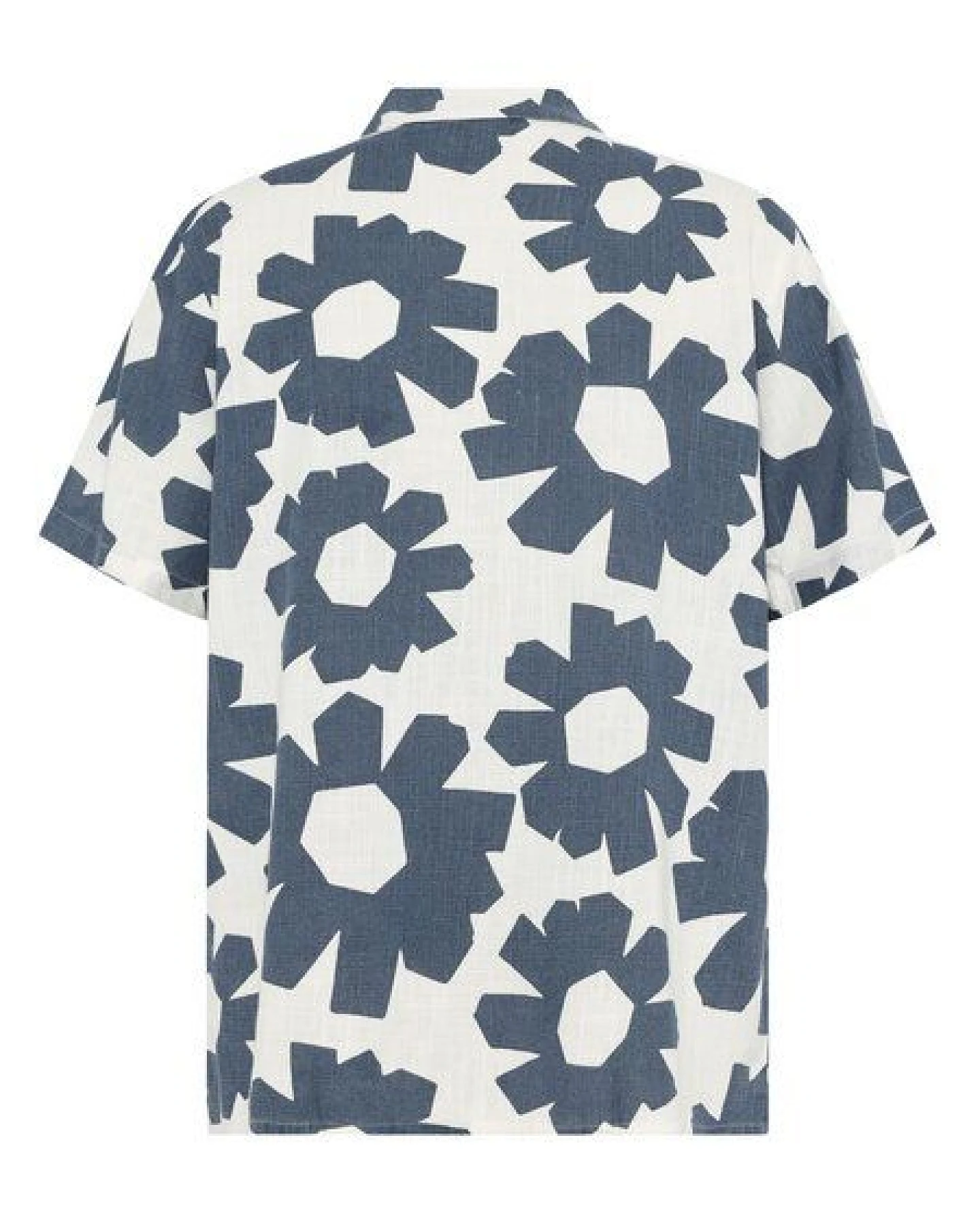 KnowledgeCotton Apparel Kurzarm-Hemd Relaxed Leinen-Mix – Ansicht 2