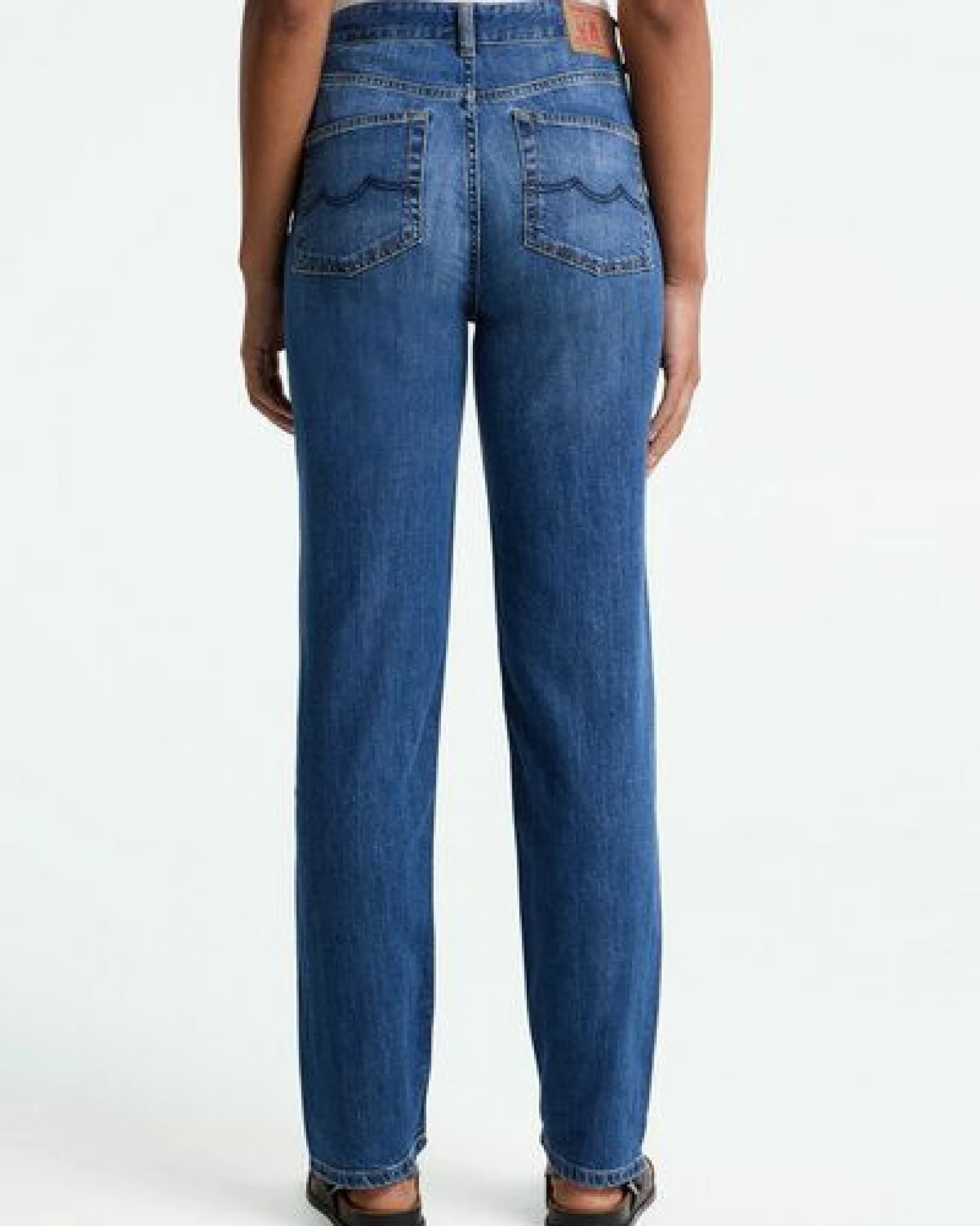 Kings Of Indigo Jeans Inoe - Mid Rise Straight - Cotton Flex 9.5oz Mid Worn – Ansicht 3