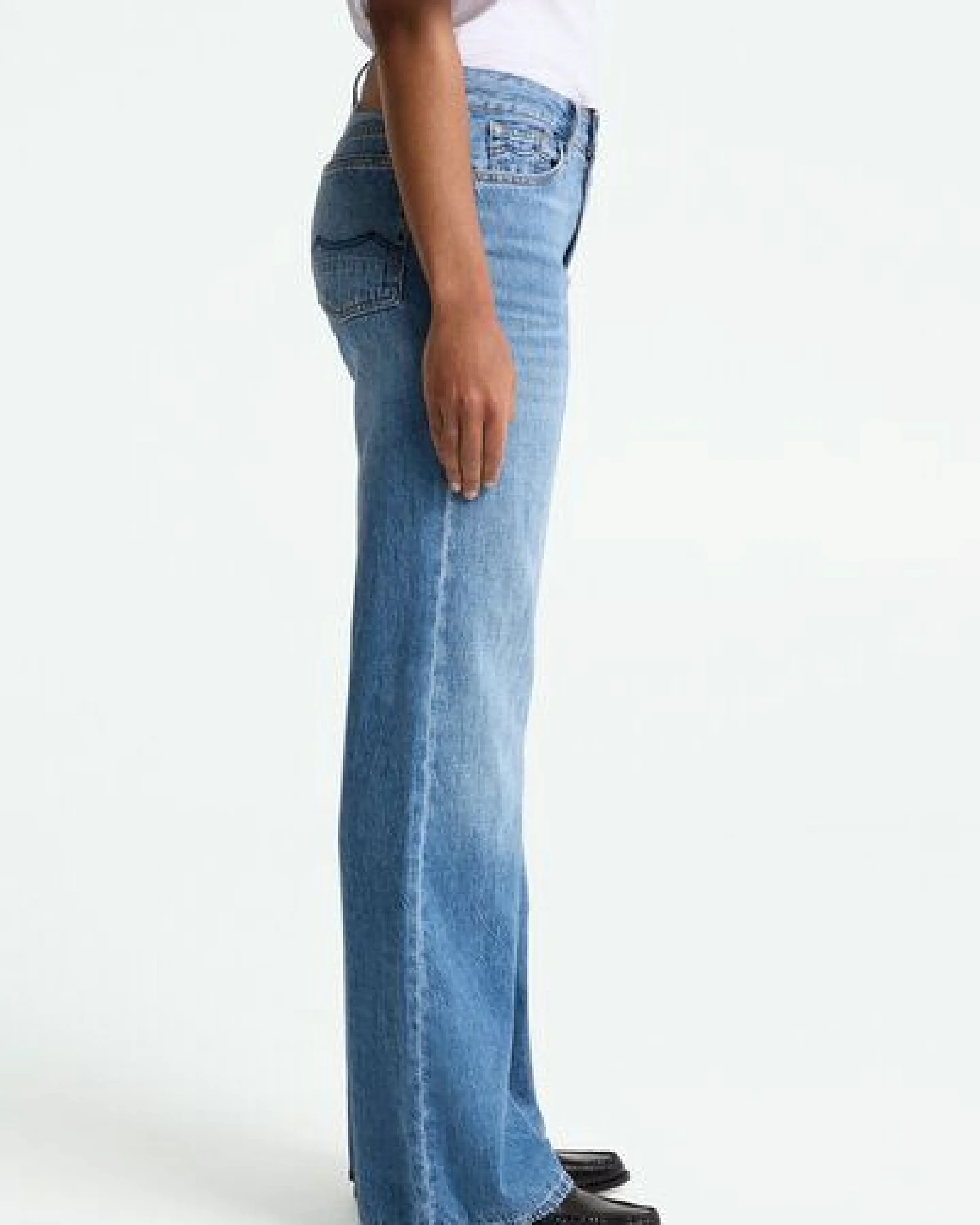 Kings Of Indigo Jeans Jane - Mid rise Flare - Hopcete Electric Mid – Ansicht 2
