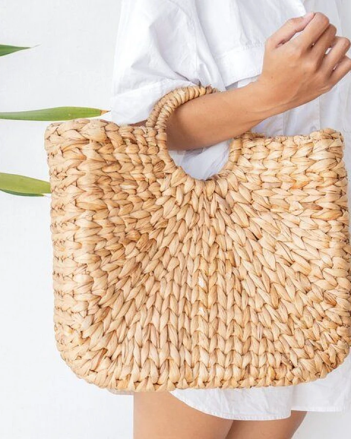 Soeji Tasche aus Wasserhyazinthe