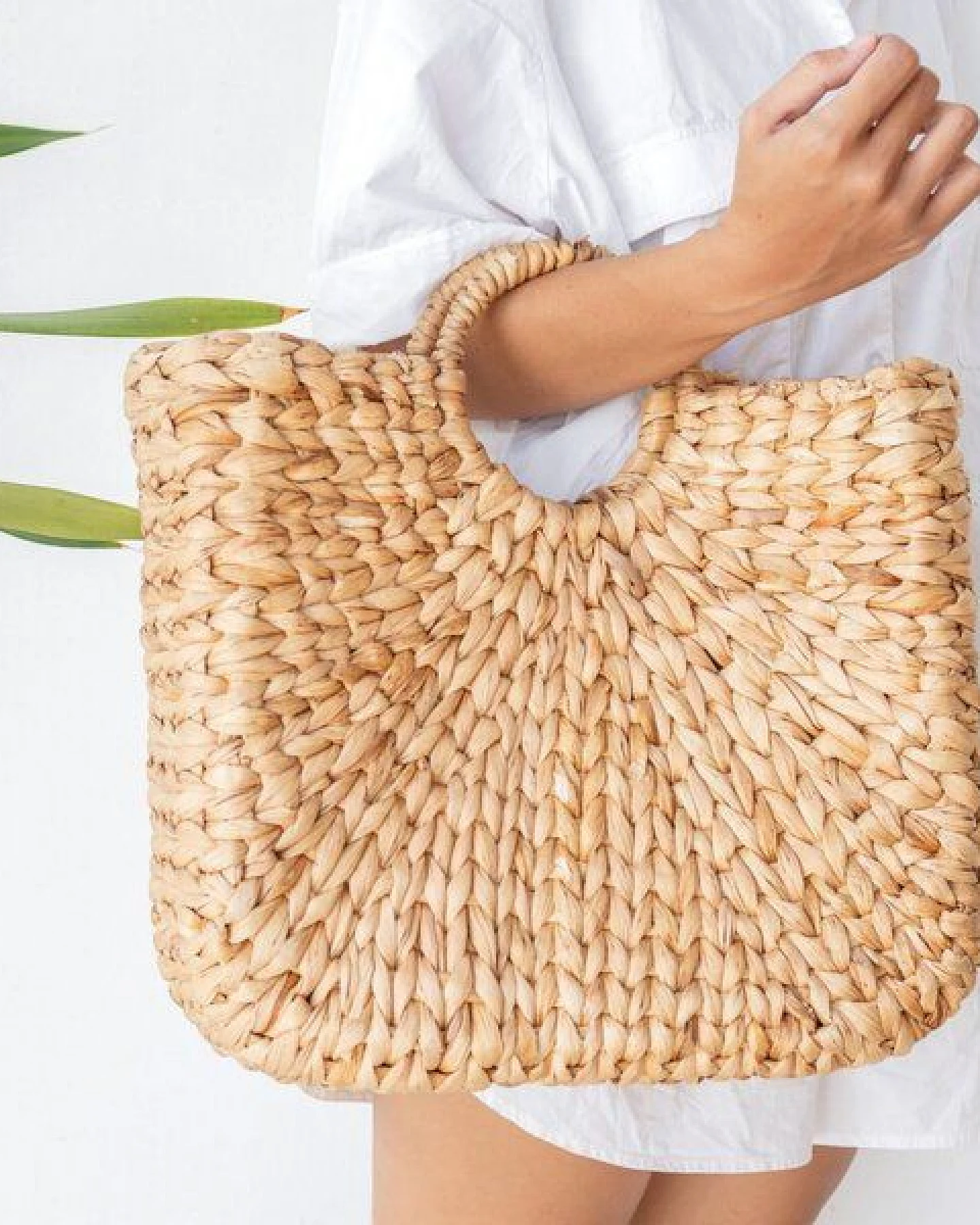 Soeji Tasche aus Wasserhyazinthe – Ansicht 2