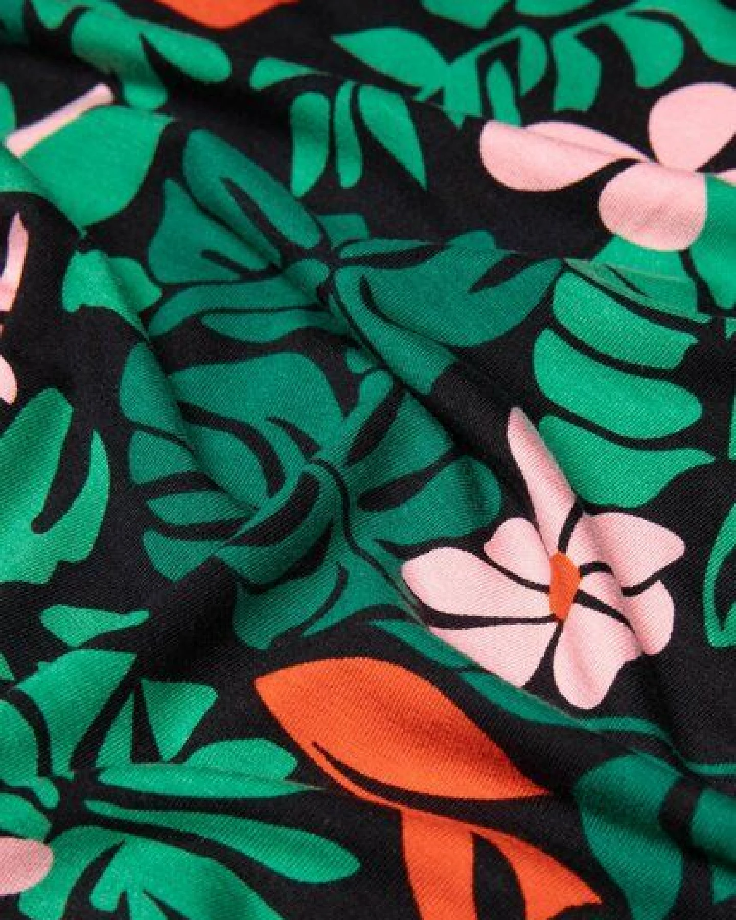 Blutsgeschwister Gemustertes Kleid aus EcoVero "La Vie Est Belle En Été" – Ansicht 3