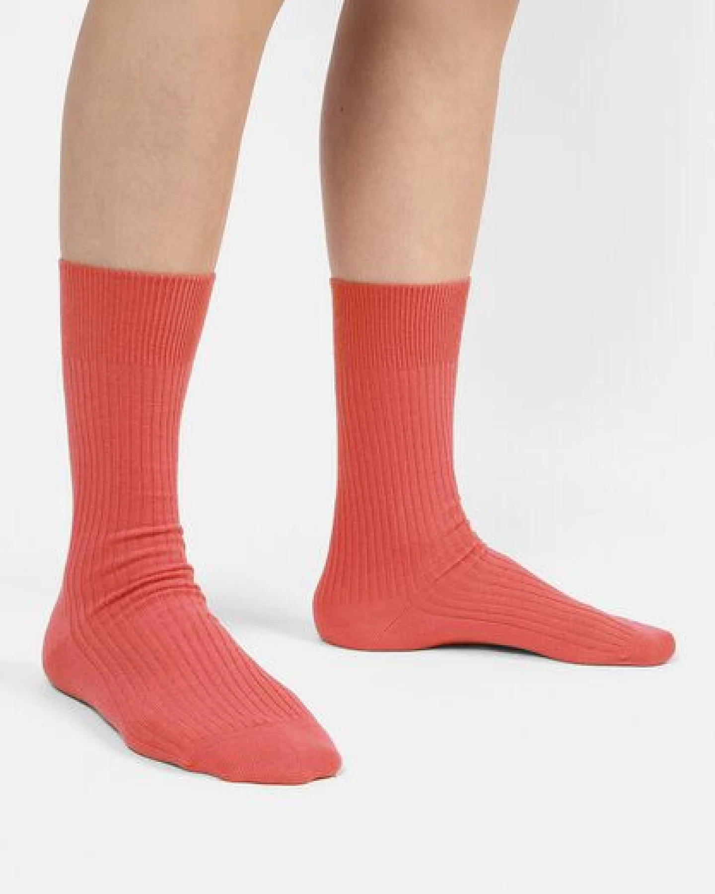 DillySocks Socken „Ribbed Just Red“ – Ansicht 2