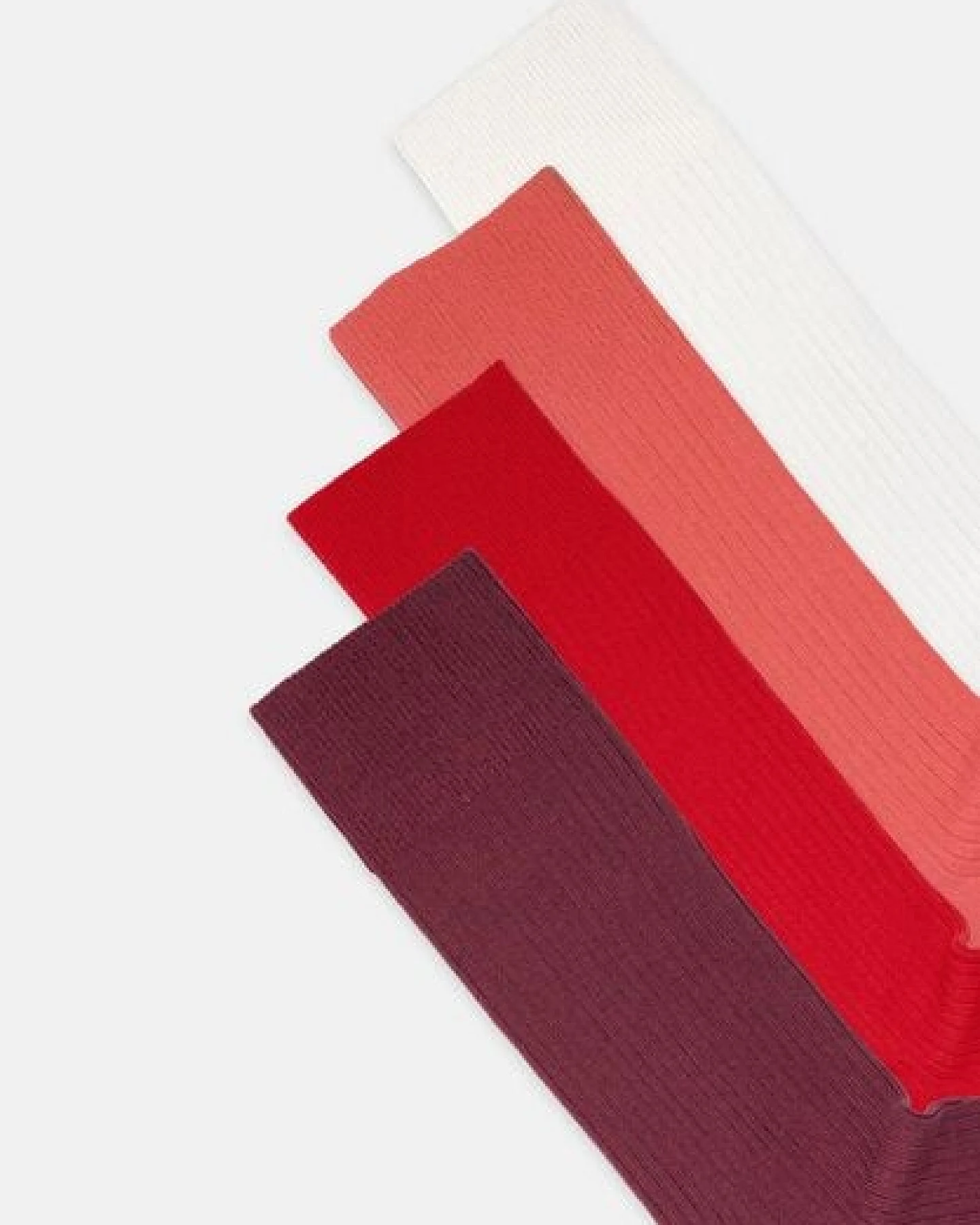 DillySocks Socken „Ribbed Just Red“ – Ansicht 4