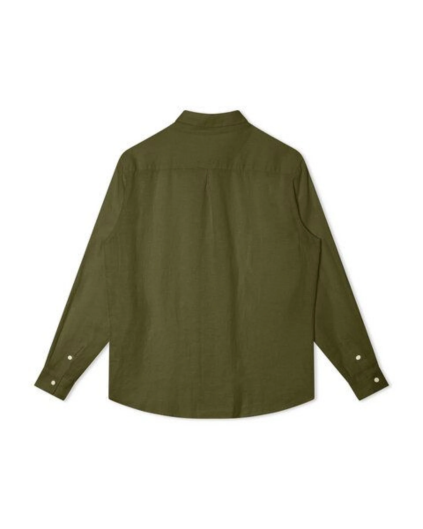 Matona Langarm-Hemd Casual olive – Ansicht 2