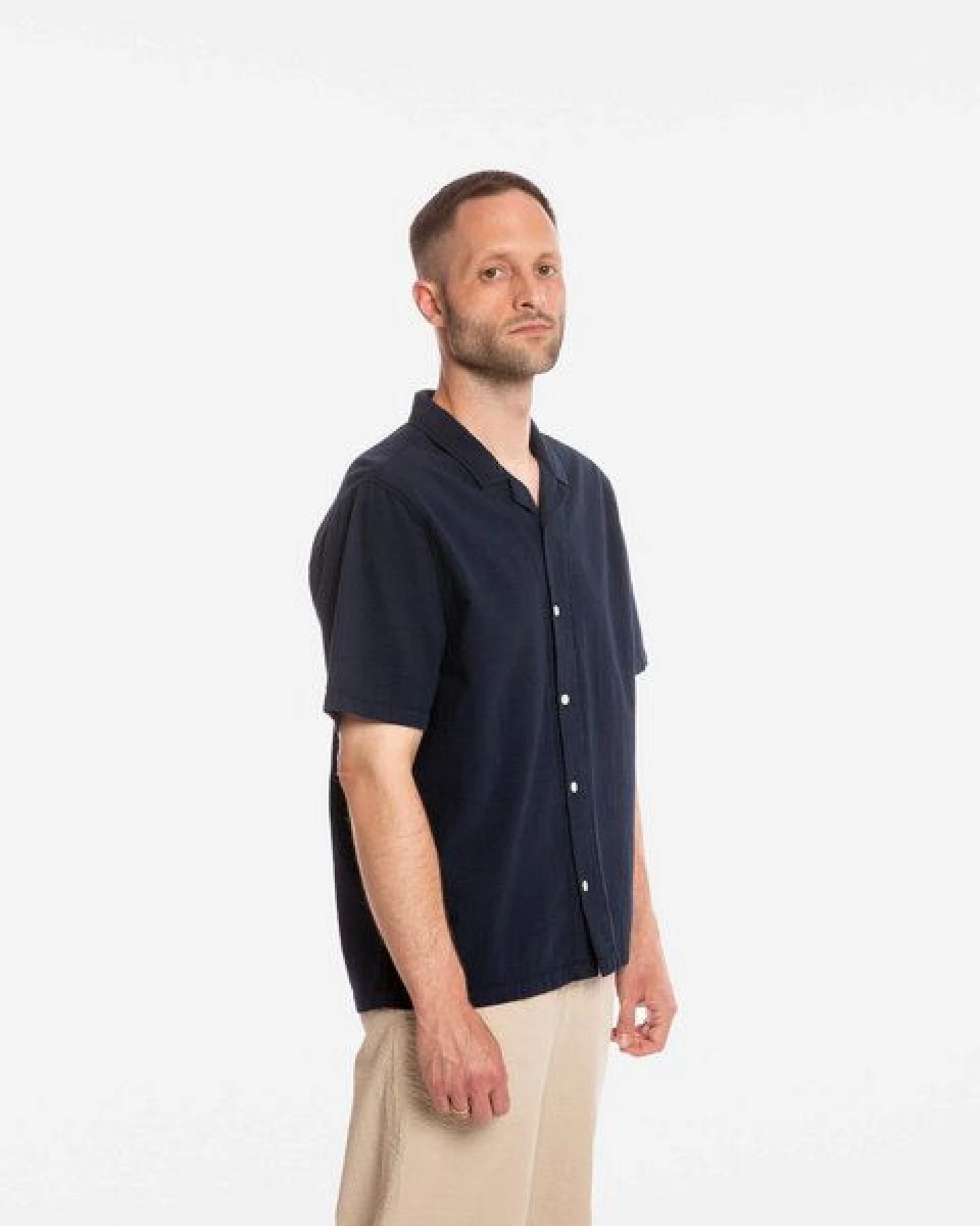 Matona Kurzarm-Hemd Bowling navy – Ansicht 4