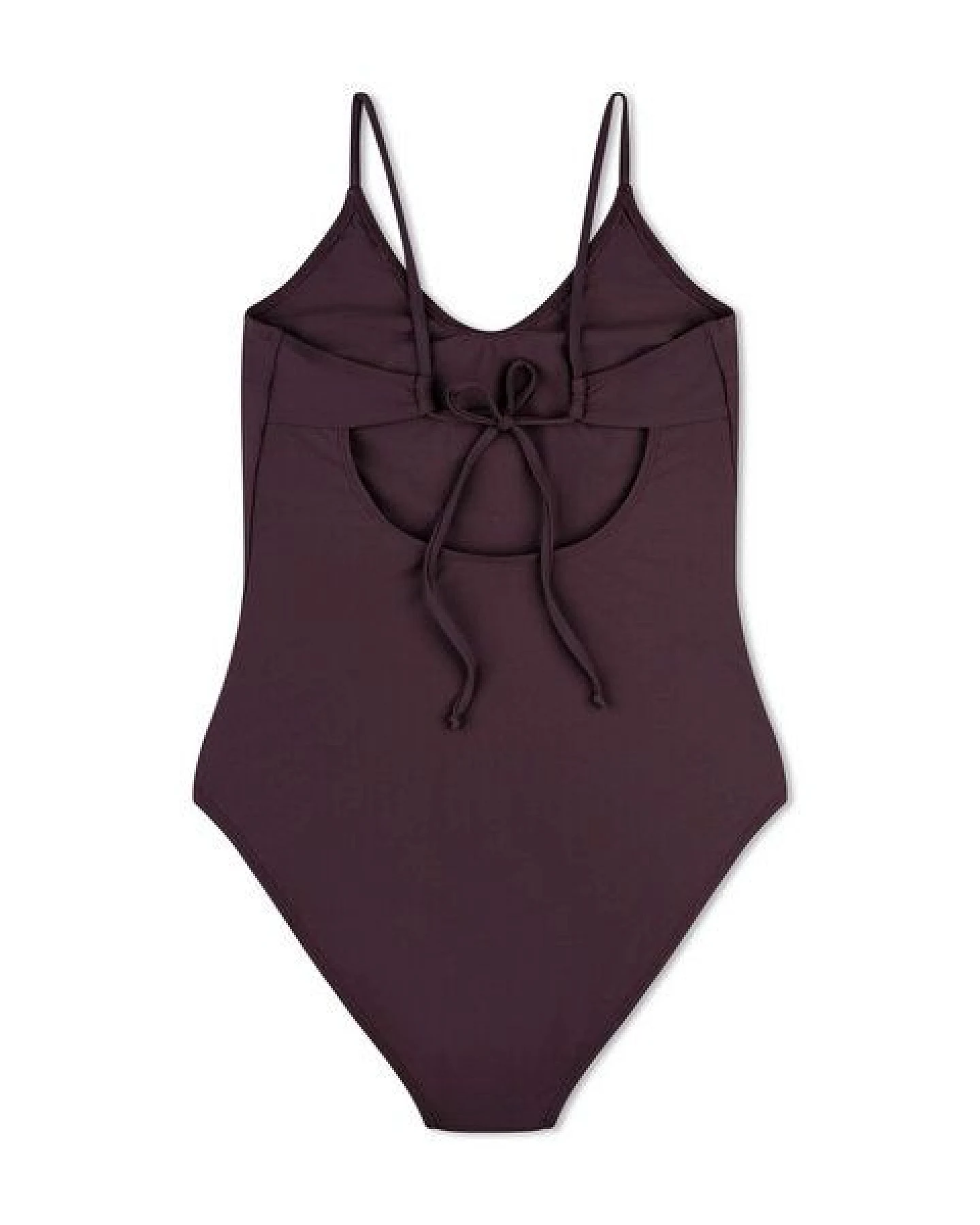 Matona V-Neck Badeanzug aubergine – Ansicht 2