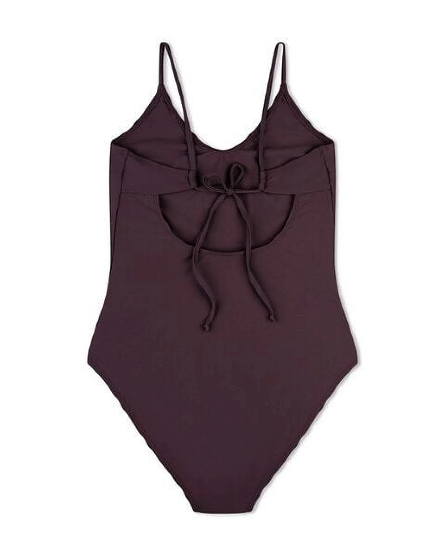 Matona V-Neck Badeanzug aubergine – Ansicht 2