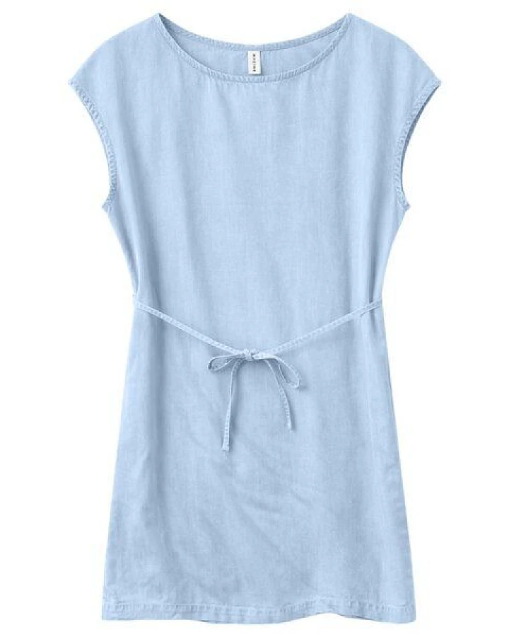 Mazine Mini-Kleid Tencel light blue wash