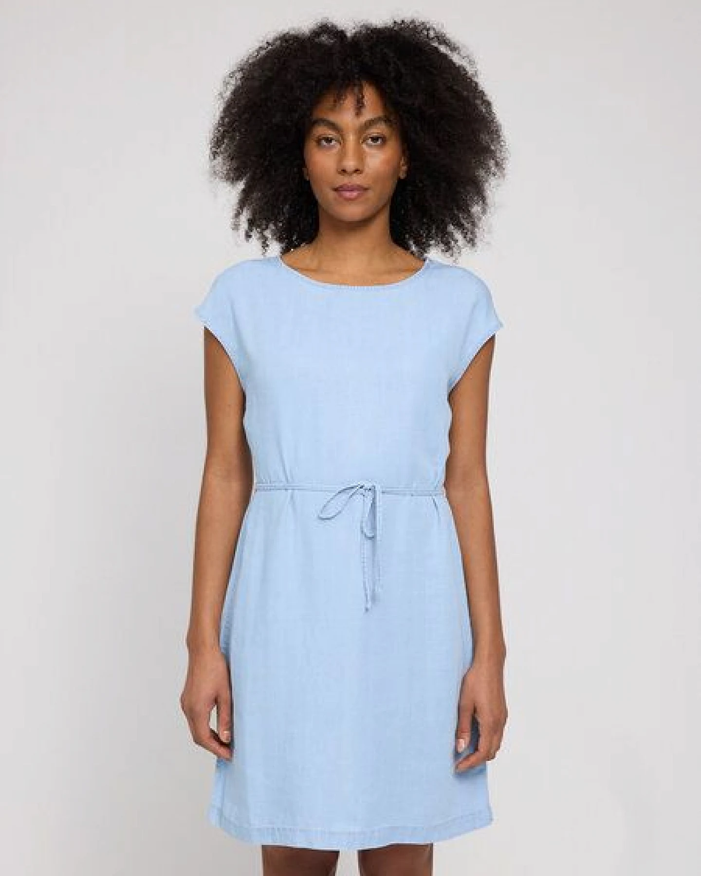 Mazine Mini-Kleid Tencel light blue wash – Ansicht 2