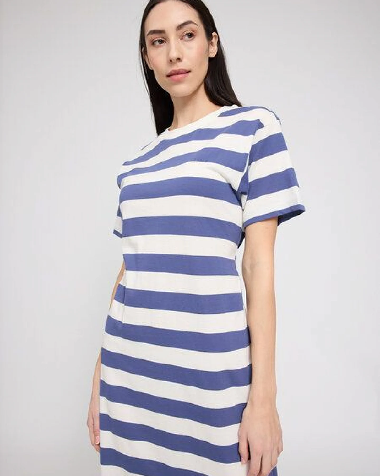 Mazine Kleid Bold Striped blue – Ansicht 4