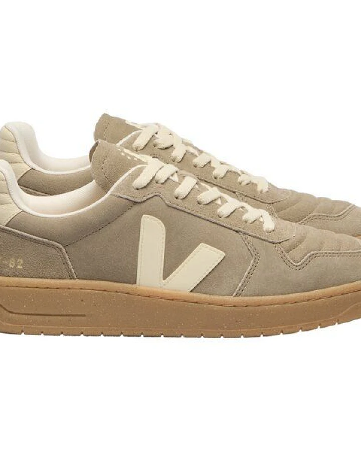 Veja Damen-Sneaker V-82 II Suede Taupe Calcaire Natural