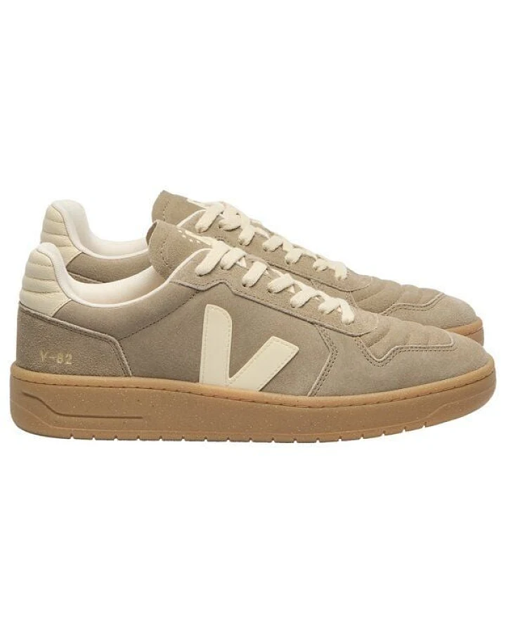Veja Damen-Sneaker V-82 II Suede Taupe Calcaire Natural