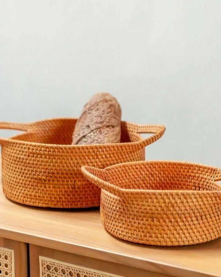 Soeji Kleiner Rattan-Aufbewahrungskorb (2 Größen)