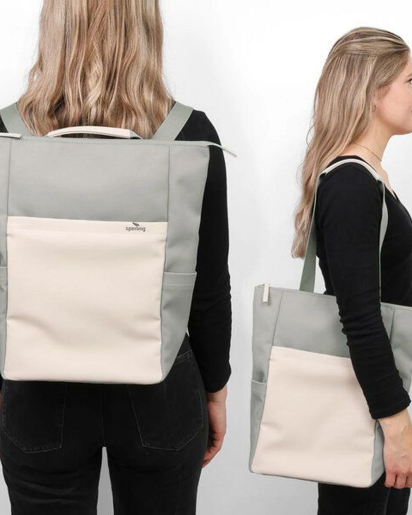 Sperling 2-in-1 Rucksack "Triple" aus recyceltem PET & Kork – Ansicht 4
