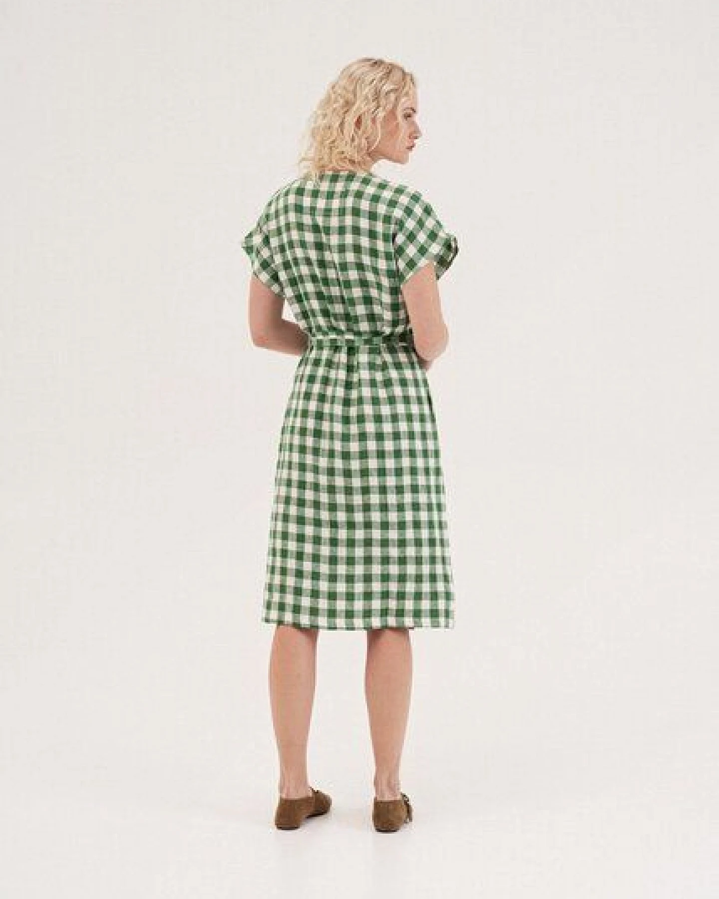 AmourLinen Wickelkleid aus Leinen OLIVIA – Ansicht 2