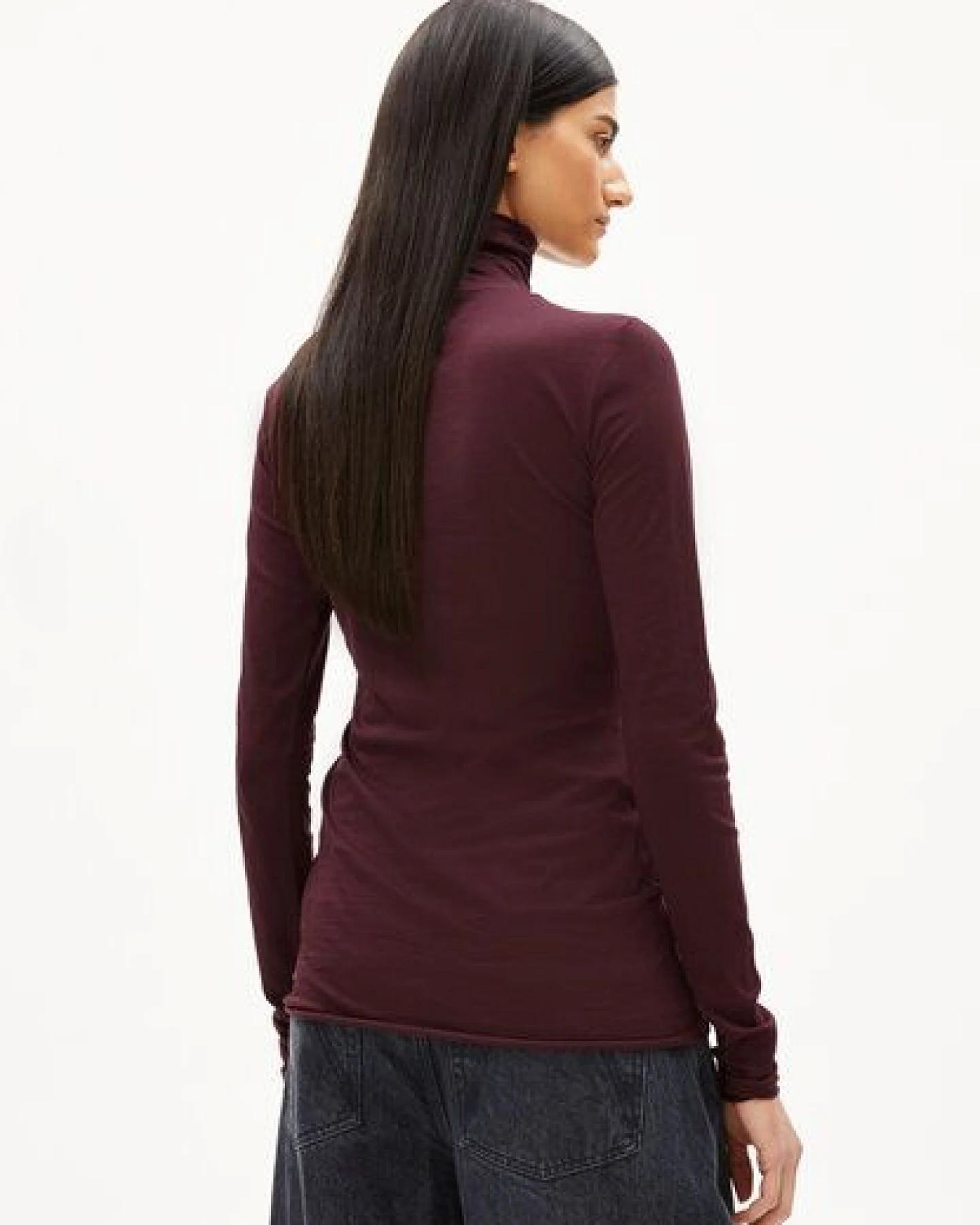 ARMEDANGELS GRAZILIANAA SOFT Damen Longsleeve aus Bio-Baumwolle – Ansicht 2