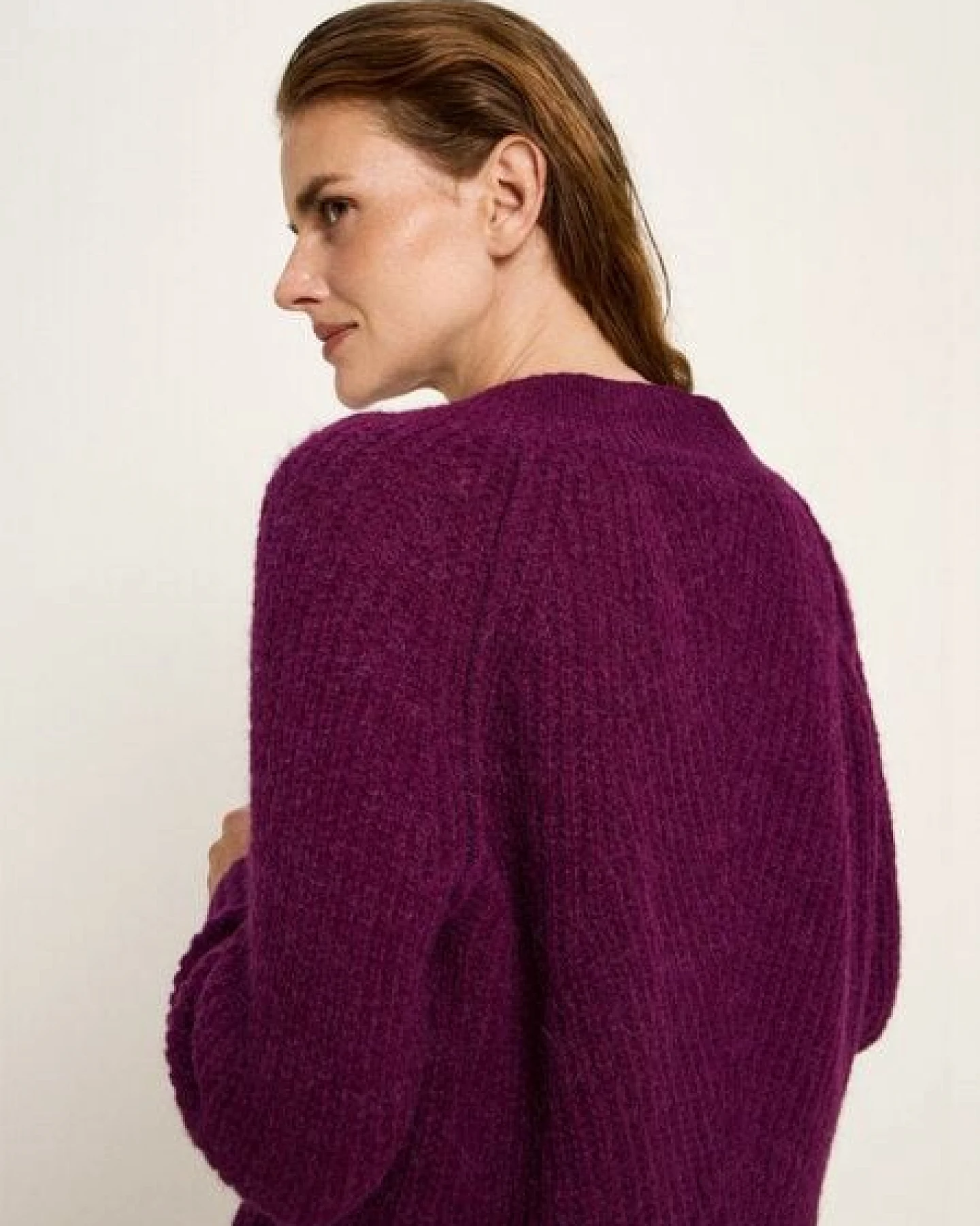 LANIUS Pullover mit V-Ausschnitt – Ansicht 4
