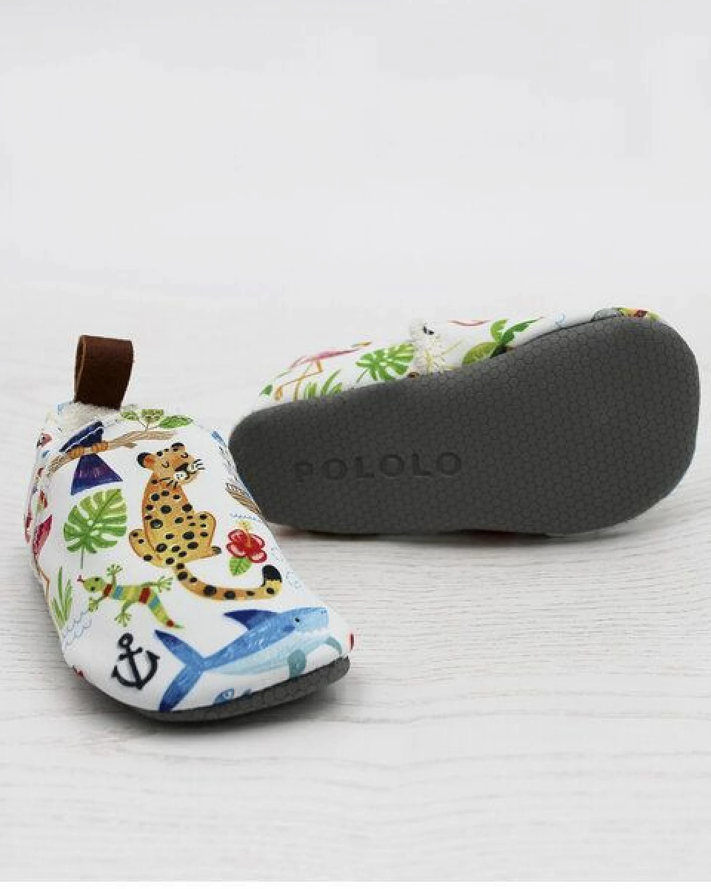 Pololo Barfuß-Hausschuhe aus Seaqual Yarn, Futter aus Baumwolle (organic) vegan, Größen 18/19 - 30/31 – Ansicht 3