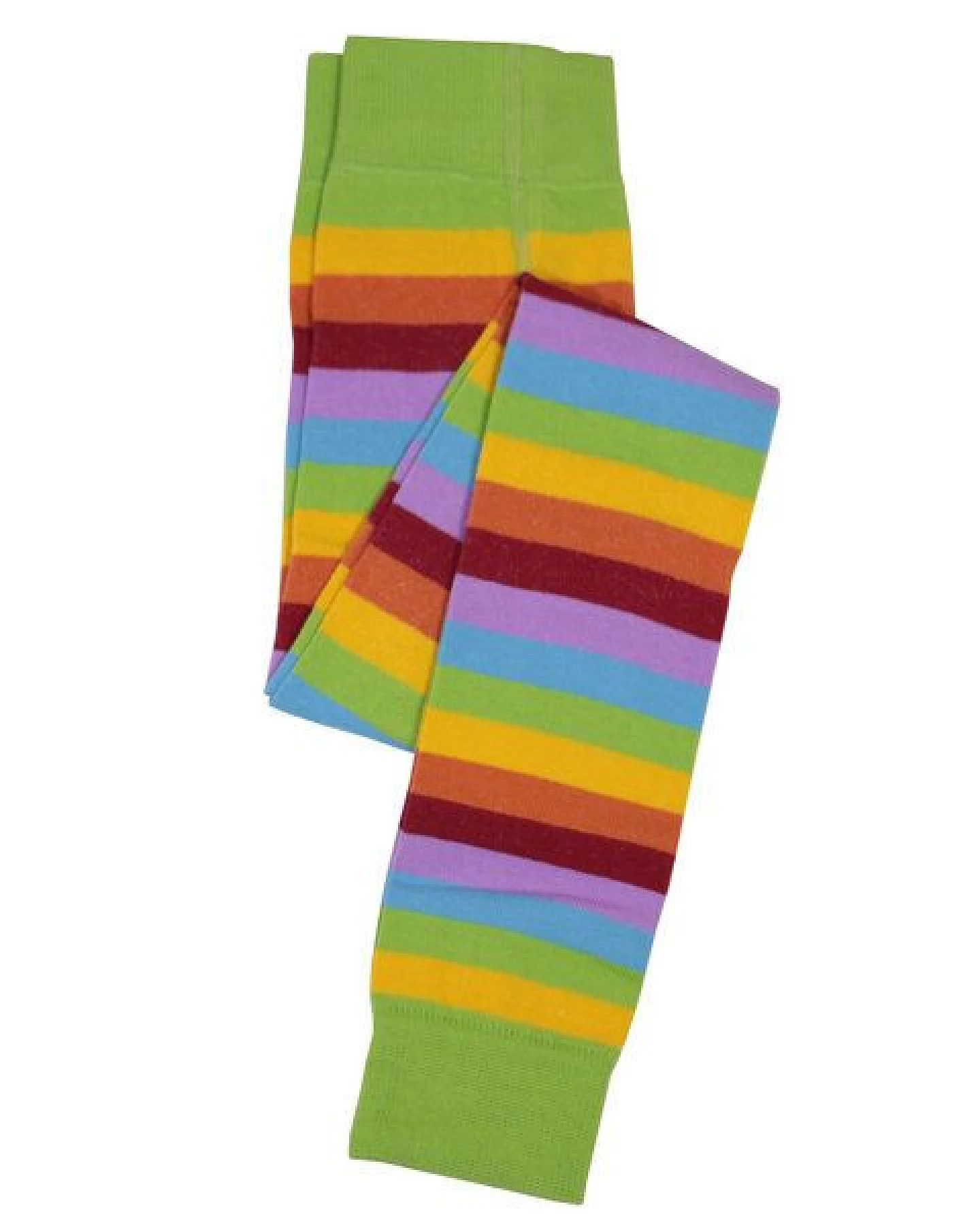 Grödo Kinder Leggings Bio Baumwolle Elasthan geringelt – Ansicht 2