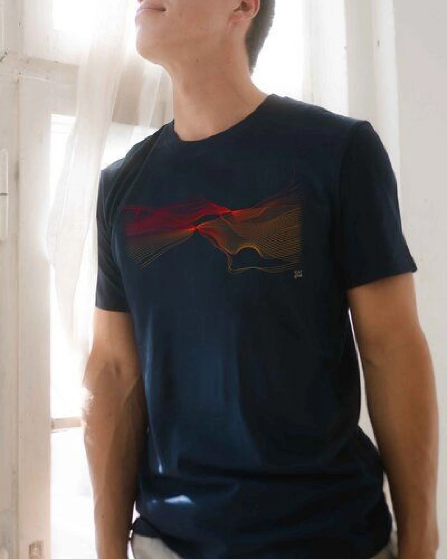 Kultgut Artdesign- Light Oversize Biofair T-Shirt / Faded Love – Ansicht 4