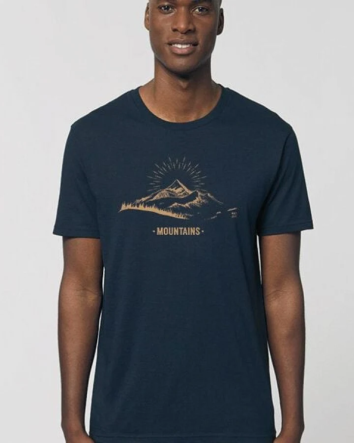 Kultgut Artdesign - Unisex -Shirt- Biofair / Mountains