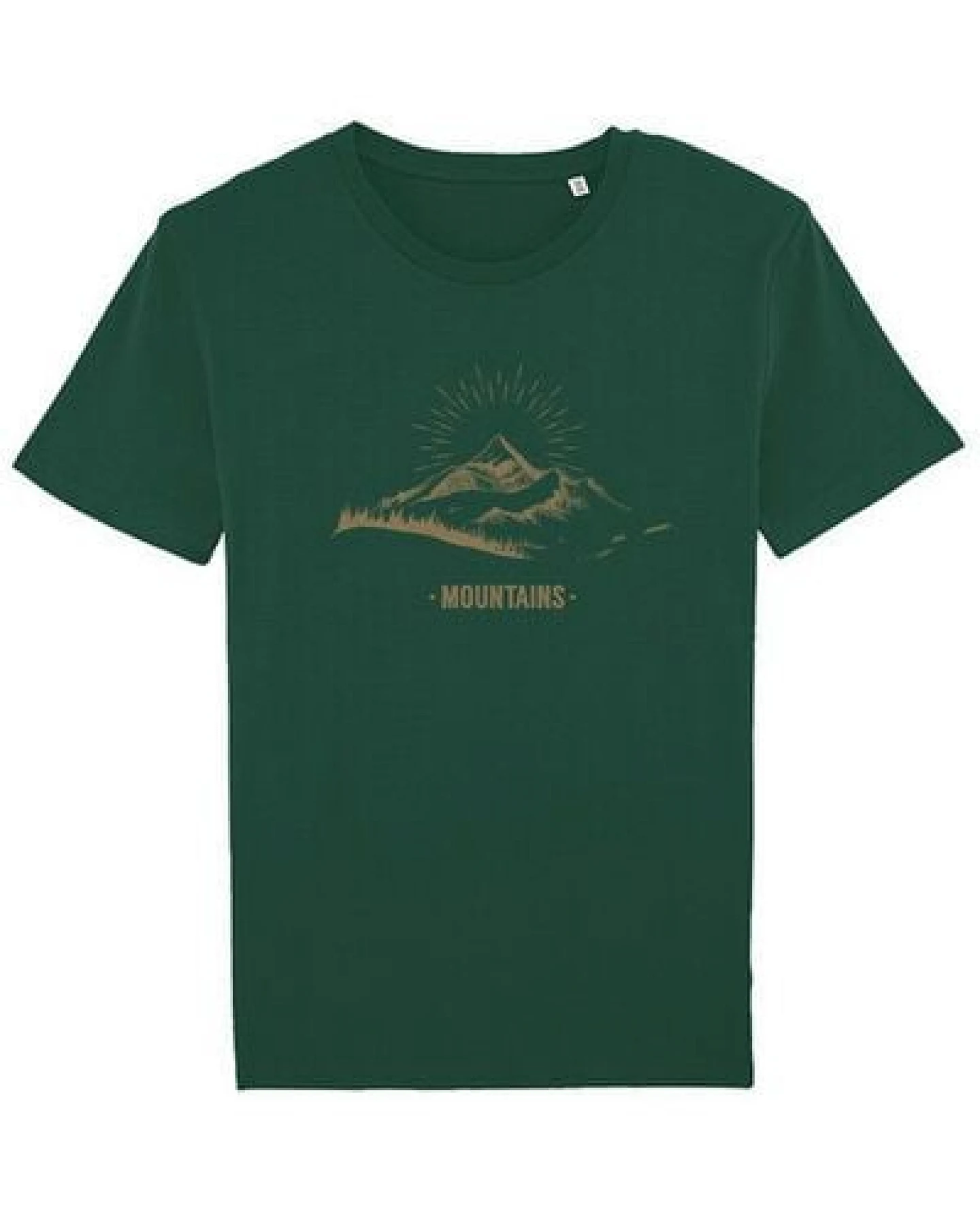 Kultgut Artdesign- Biofair Shirt / Hand Drawn Mountains – Ansicht 2