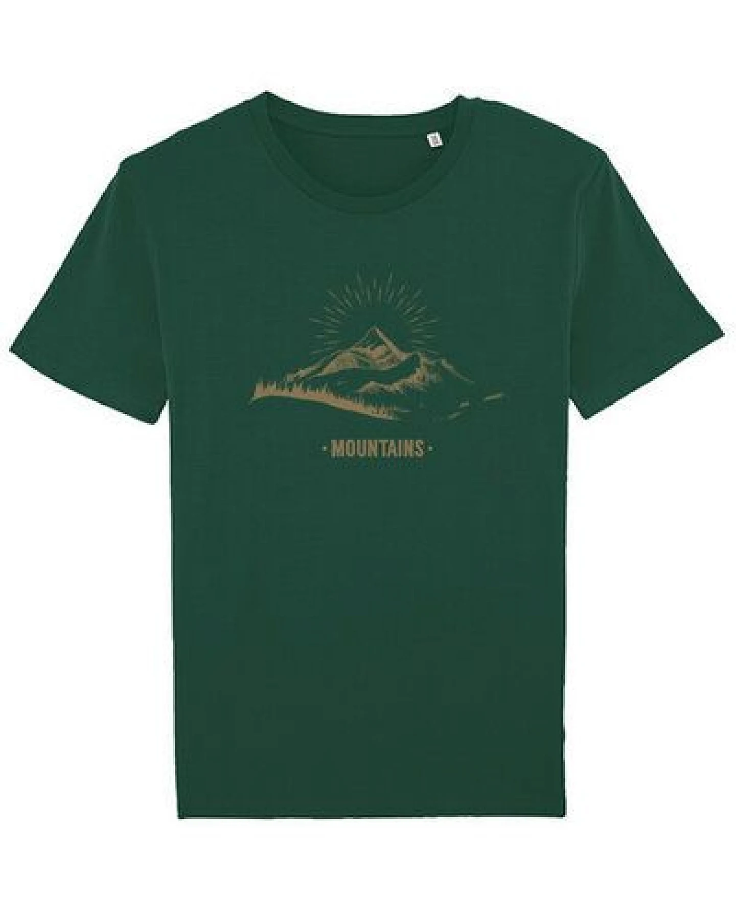 Kultgut Artdesign- Biofair Shirt / Hand Drawn Mountains – Ansicht 2