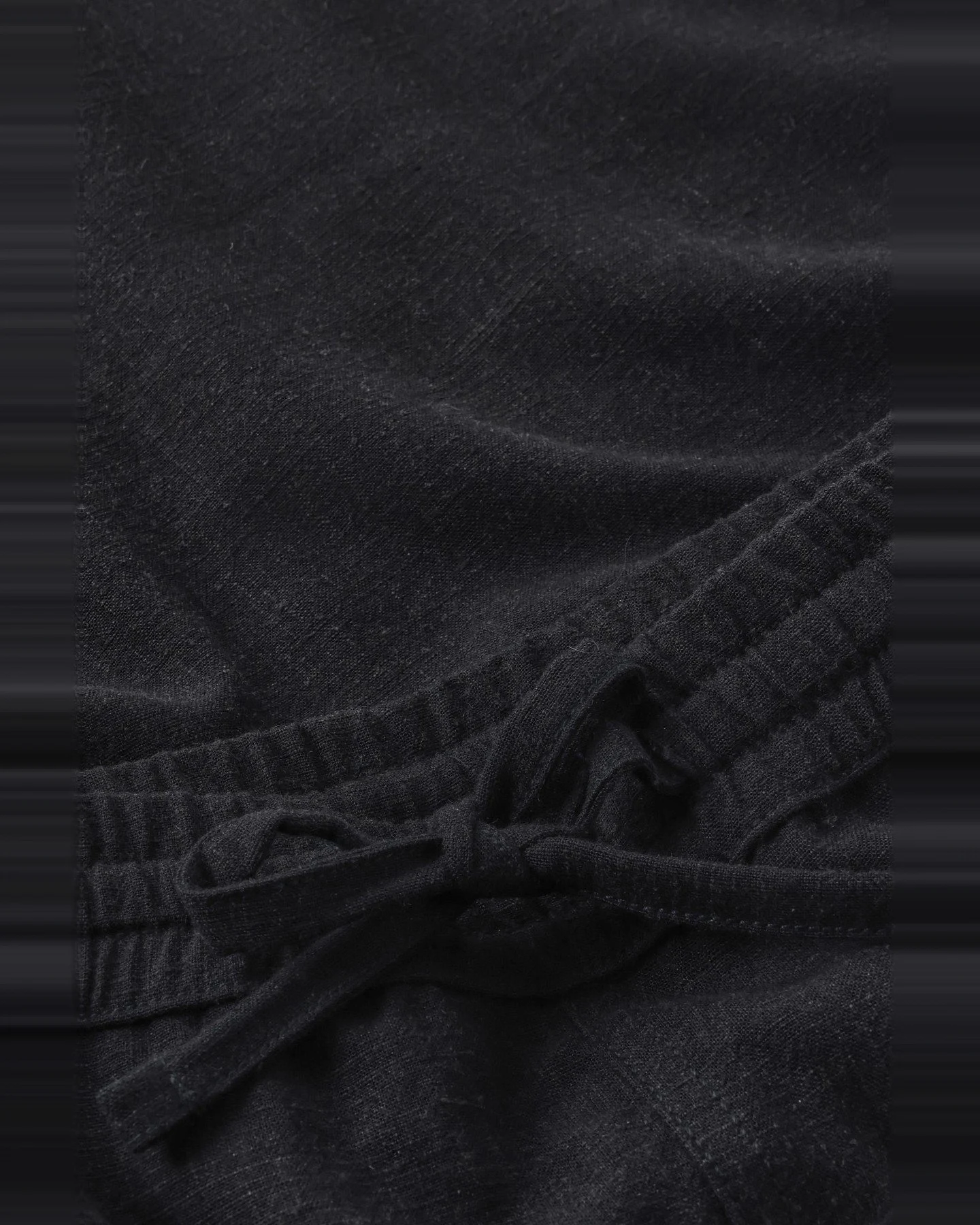 Shorts Fig Loose Linen Mix Schwarz – Ansicht 2