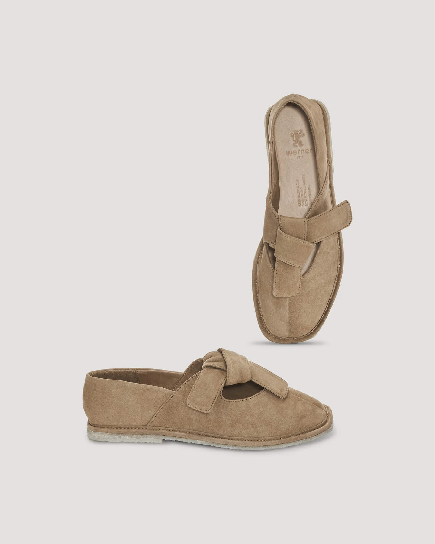 hessnatur Damen Pantolette aus chromfrei gegerbtem Nubuk-Leder - braun - Größe 37 – Ansicht 3