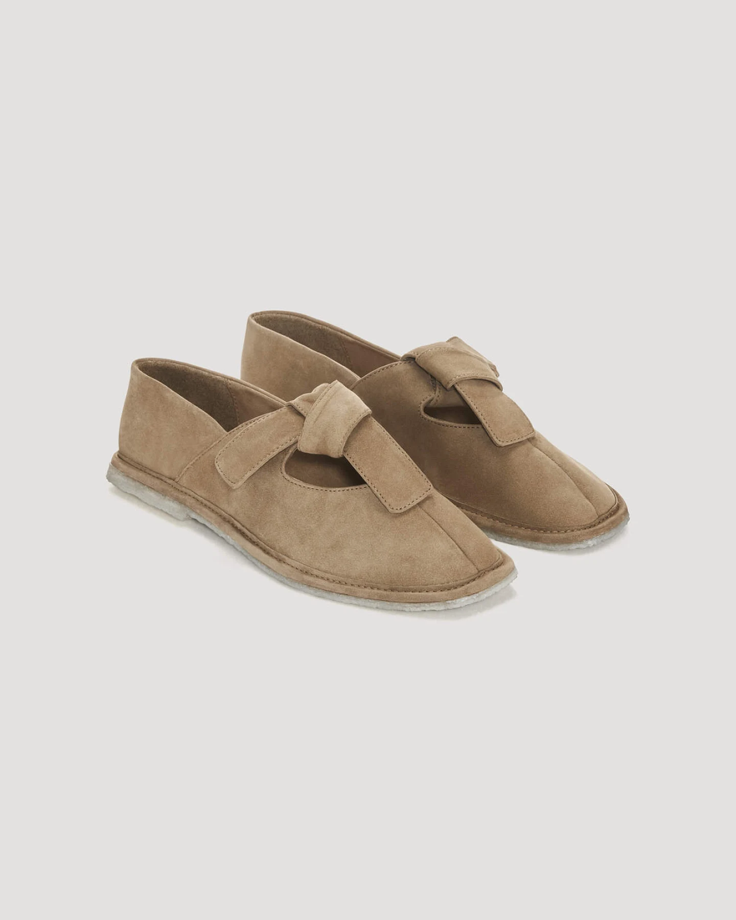 hessnatur Damen Ballerina aus Nubuk-Leder - braun - Größe 37 – Ansicht 4