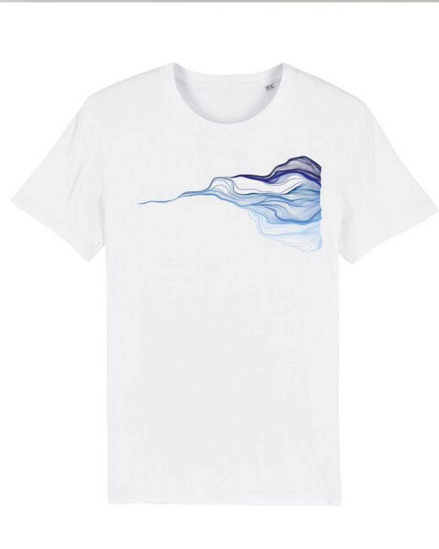 Kultgut T-Shirt mit Motiv / Welle – Ansicht 2