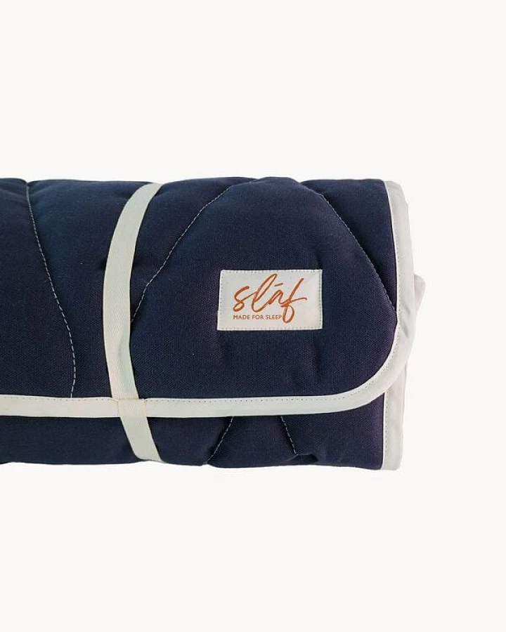 Slāf Baumwolle Yogamatte 75x200 mit Bändchen GOTS