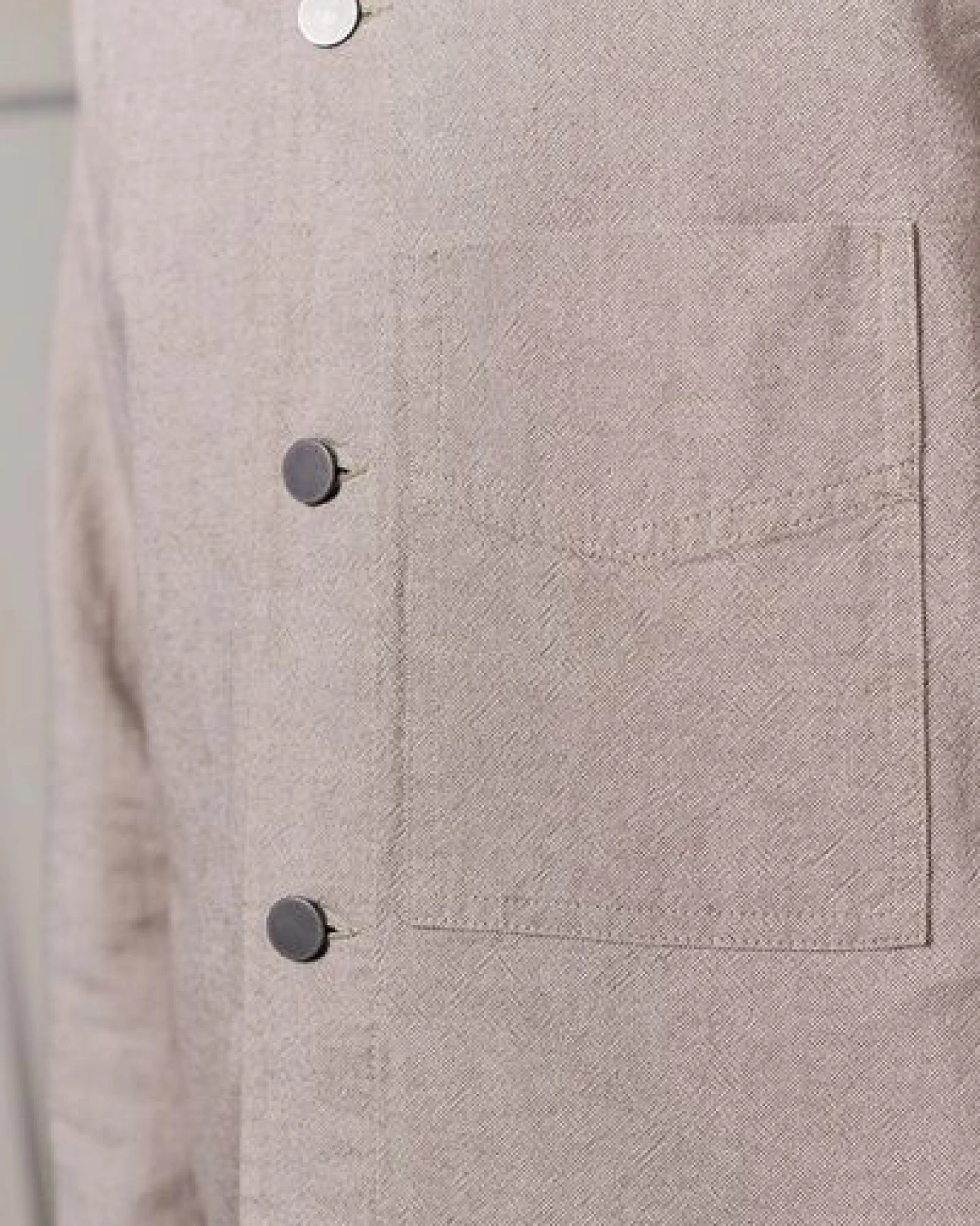 About Companions Lässige Jacke ASIR aus festem 230g Bio-Baumwoll-Canvas. – Ansicht 2