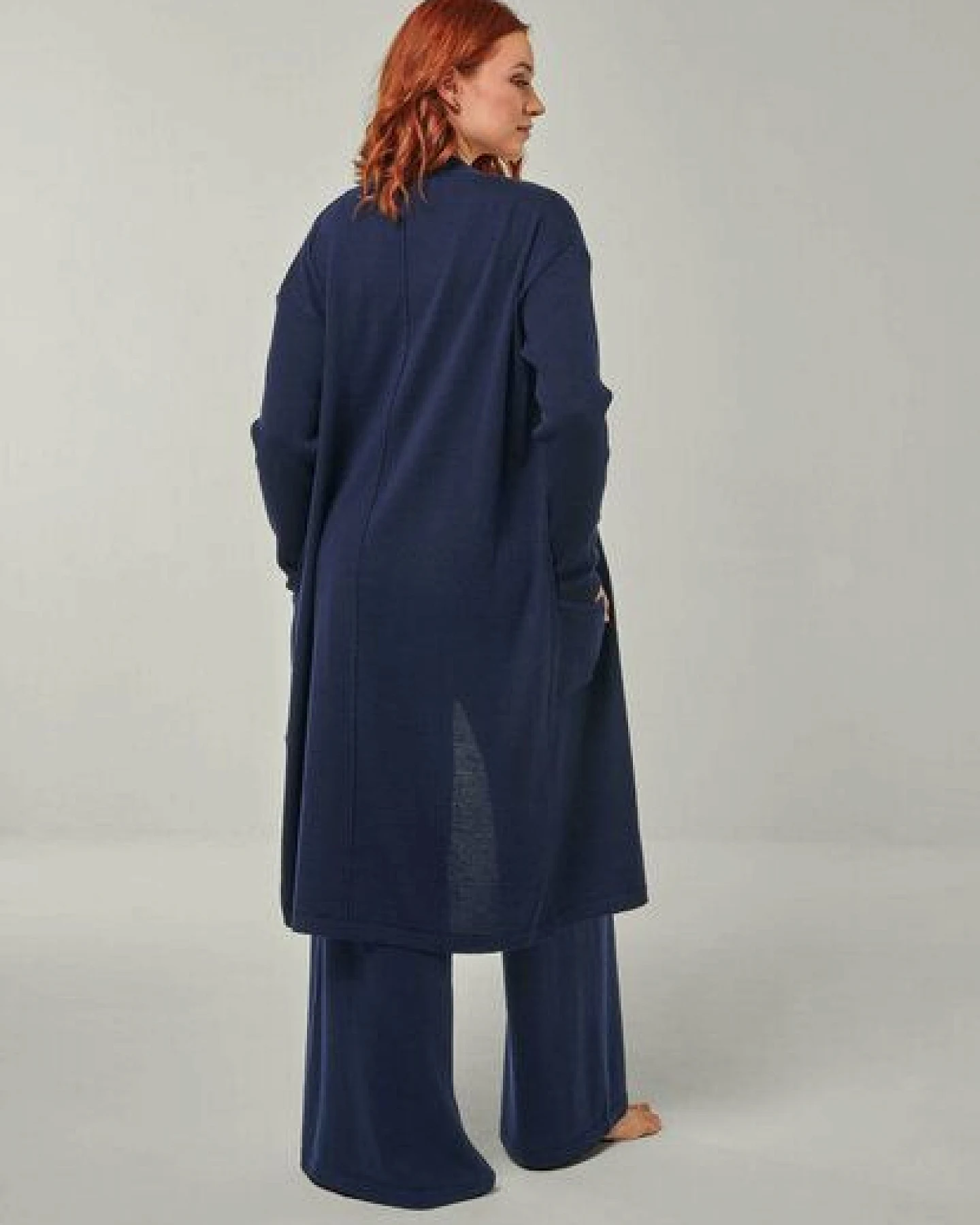 YOU LOOK PERFECT Merino Loungewear Set "Cardigan Blossom & Top Blossom & Hose Bailey" – Ansicht 3