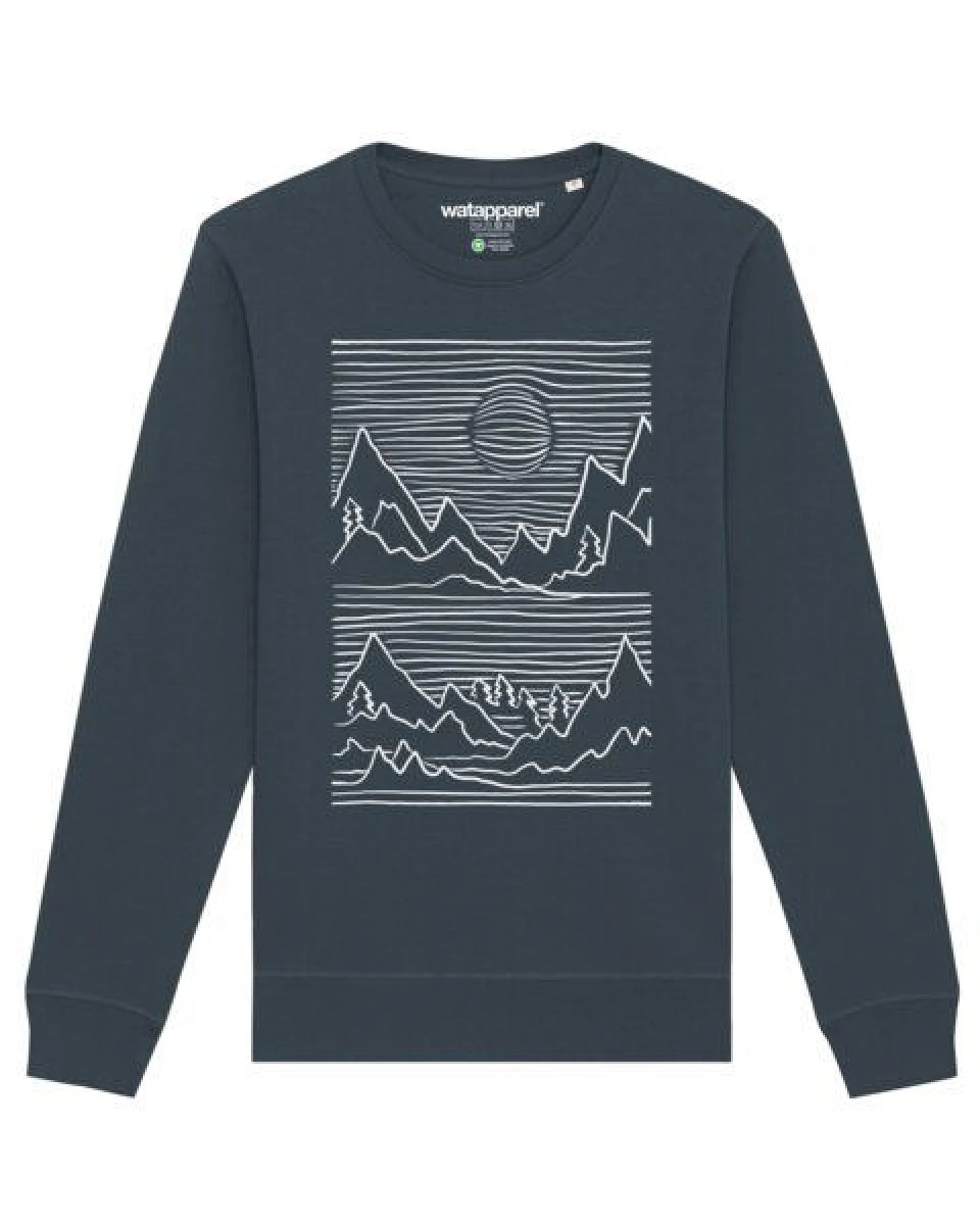 watapparel Sweatshirt Unisex Mountains – Ansicht 2