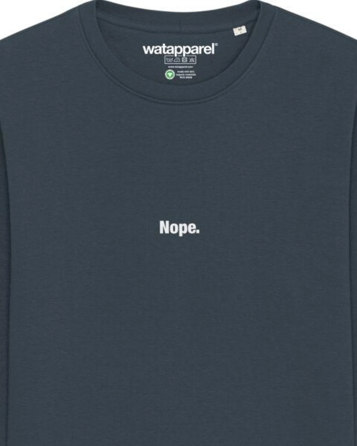 watapparel Sweatshirt Unisex Nope – Ansicht 3