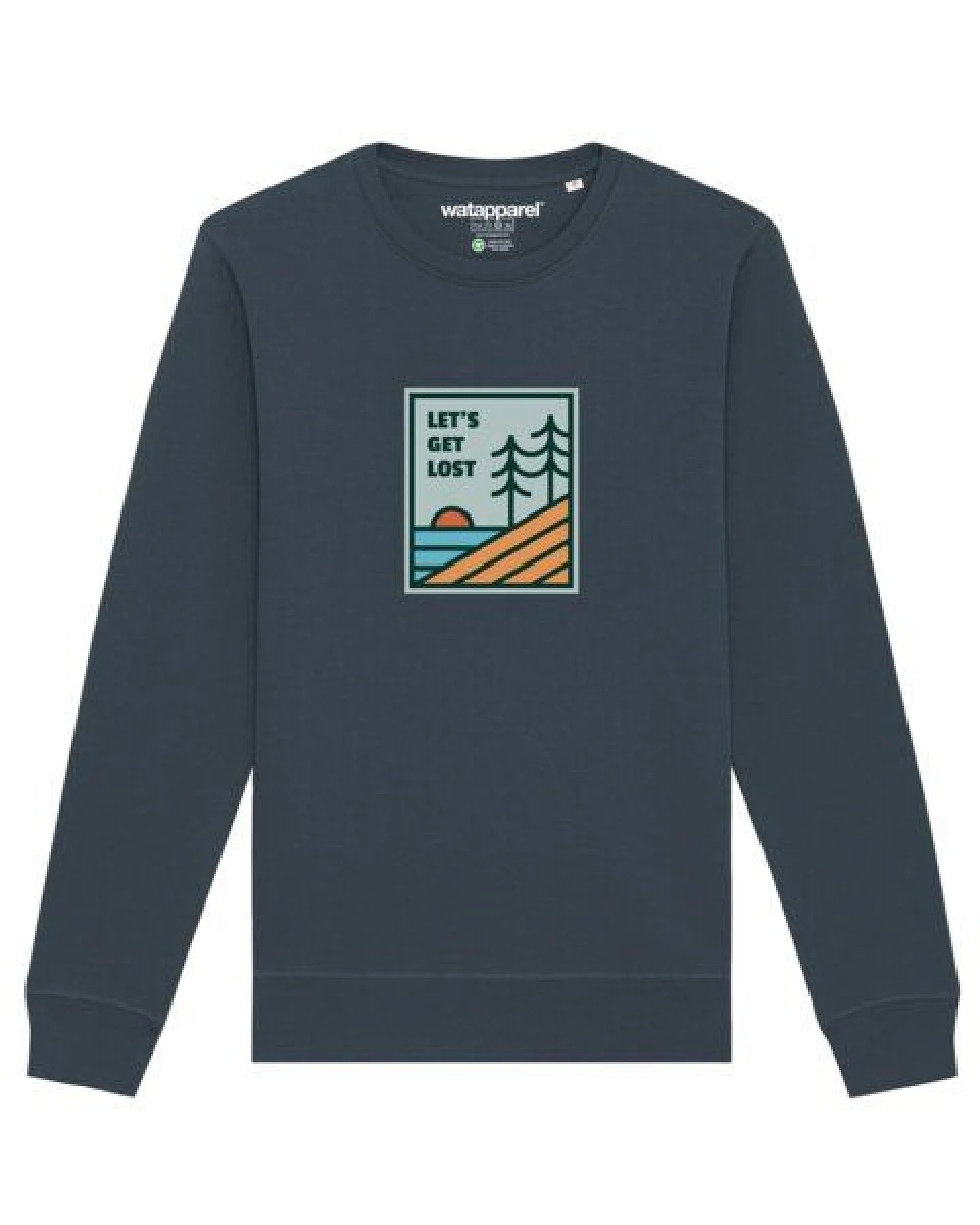 watapparel Sweatshirt Unisex Let's Get Lost – Ansicht 2