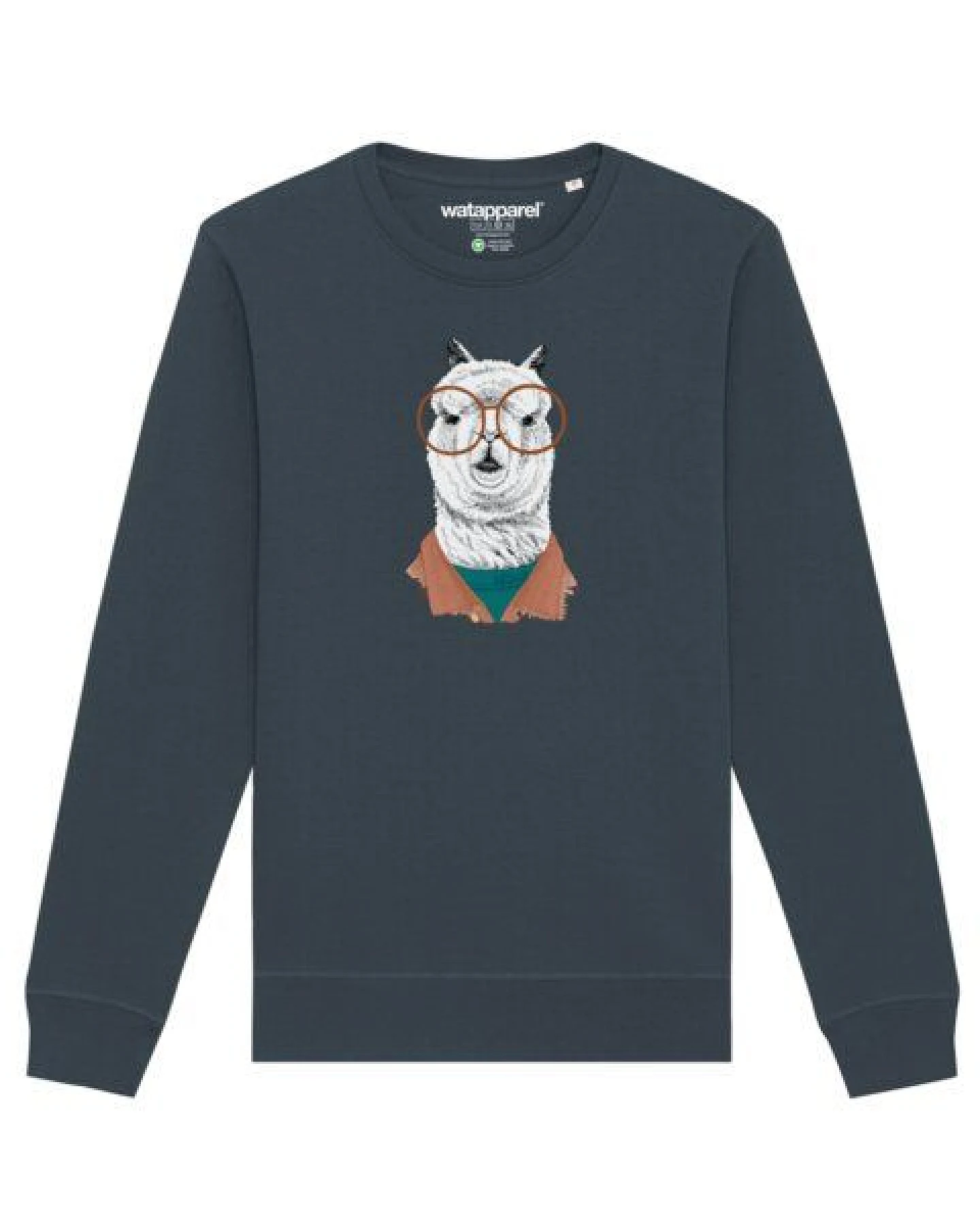 watapparel Sweatshirt Unisex Lama – Ansicht 2