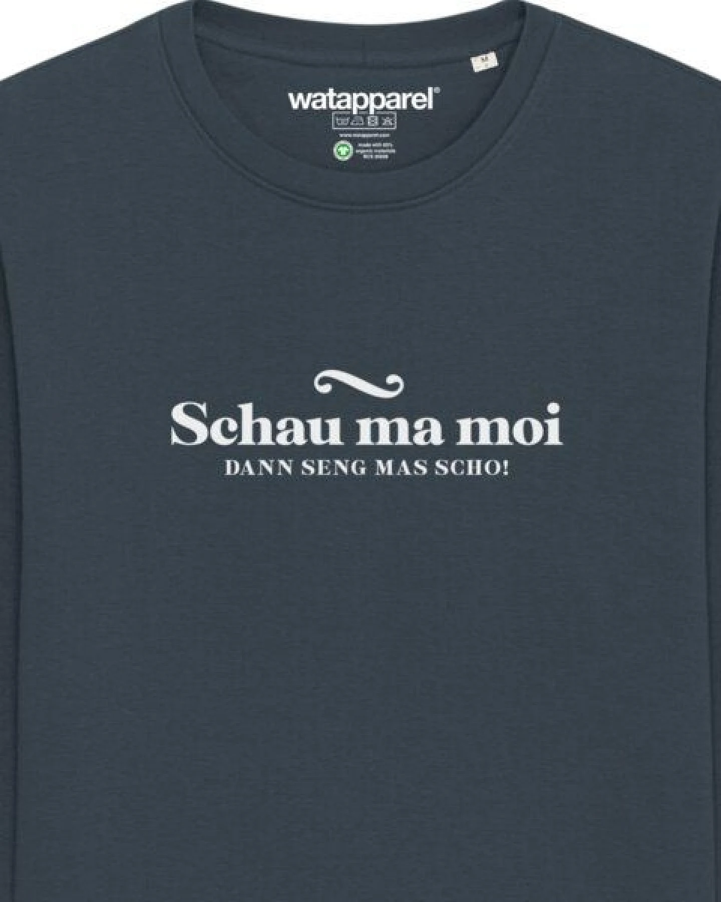 watapparel Sweatshirt Unisex Schau ma moi dann seng mas scho – Ansicht 3