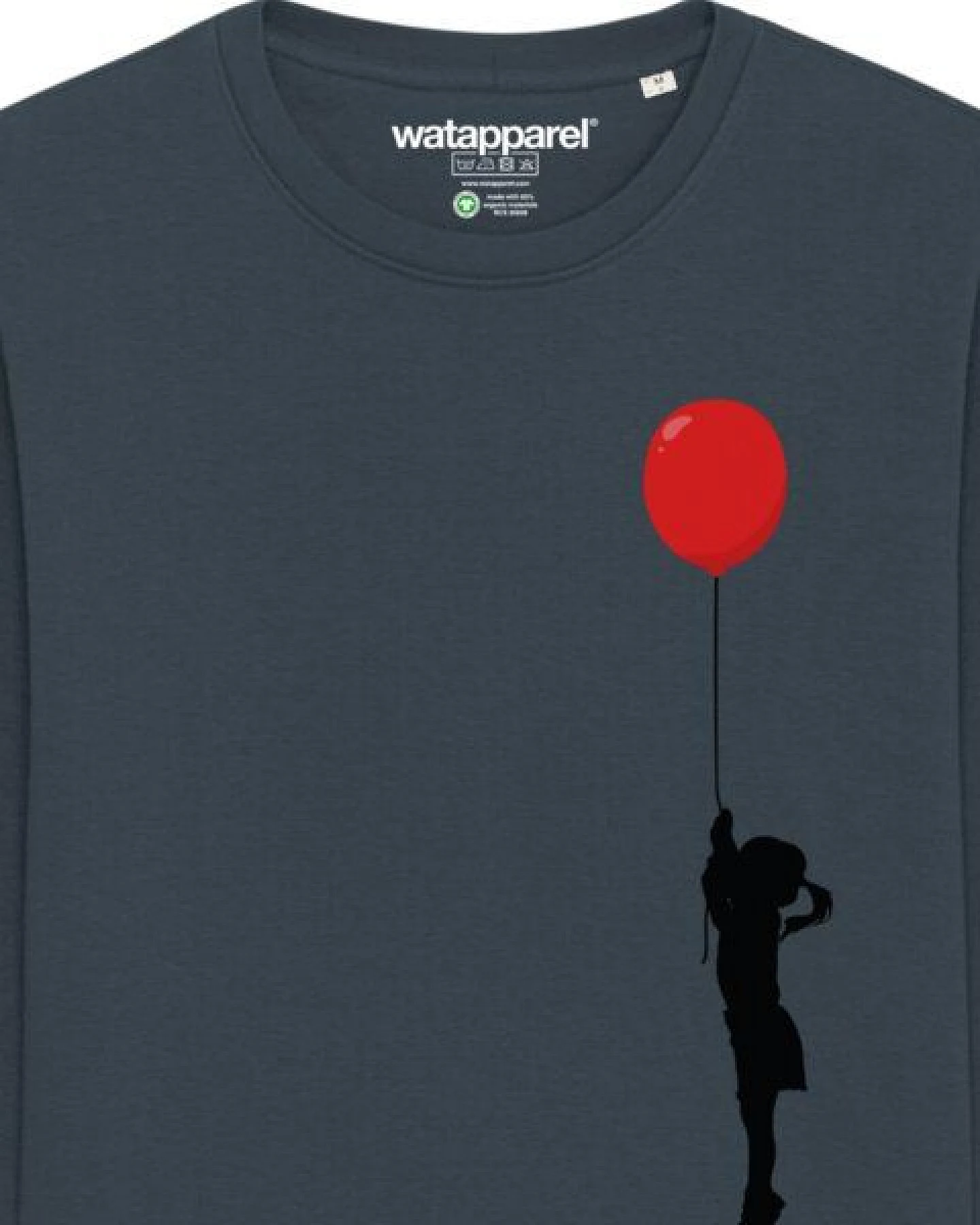 watapparel Sweatshirt Unisex Mädchen mit Luftballon (print) – Ansicht 3