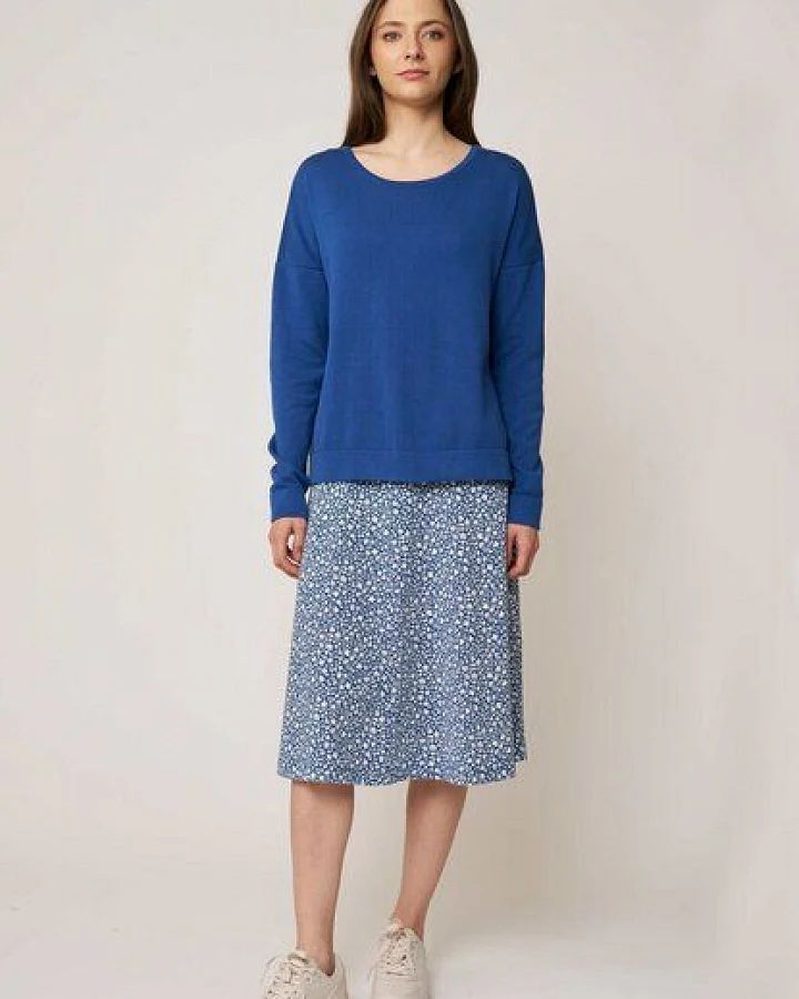 LANA Organic Bequemer Basicpullover für Damen, Modell Rafaela