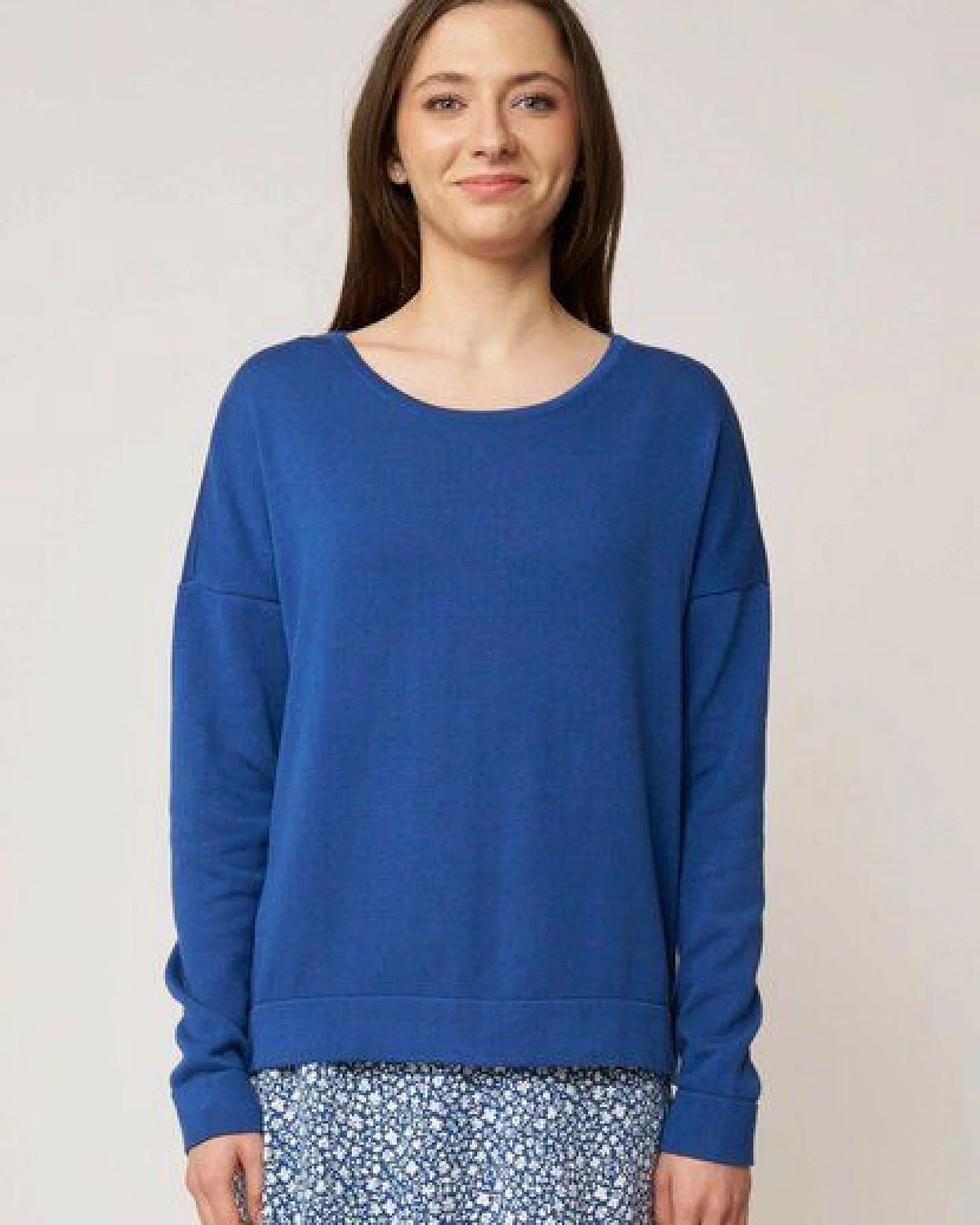 LANA Organic Bequemer Basicpullover für Damen, Modell Rafaela – Ansicht 2