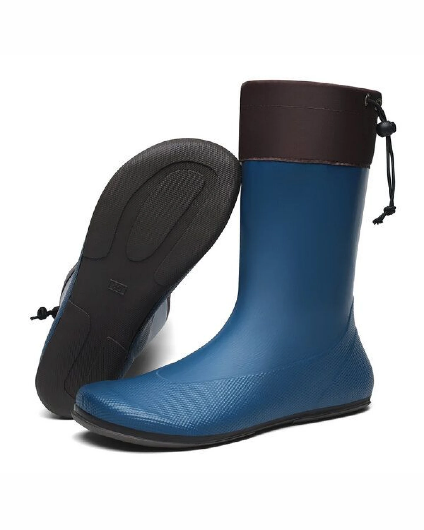 SAGUARO - Gummistiefel Barfußschuhe vegan Festival Sommer Regen Stiefel Naturkautschuk – Ansicht 2
